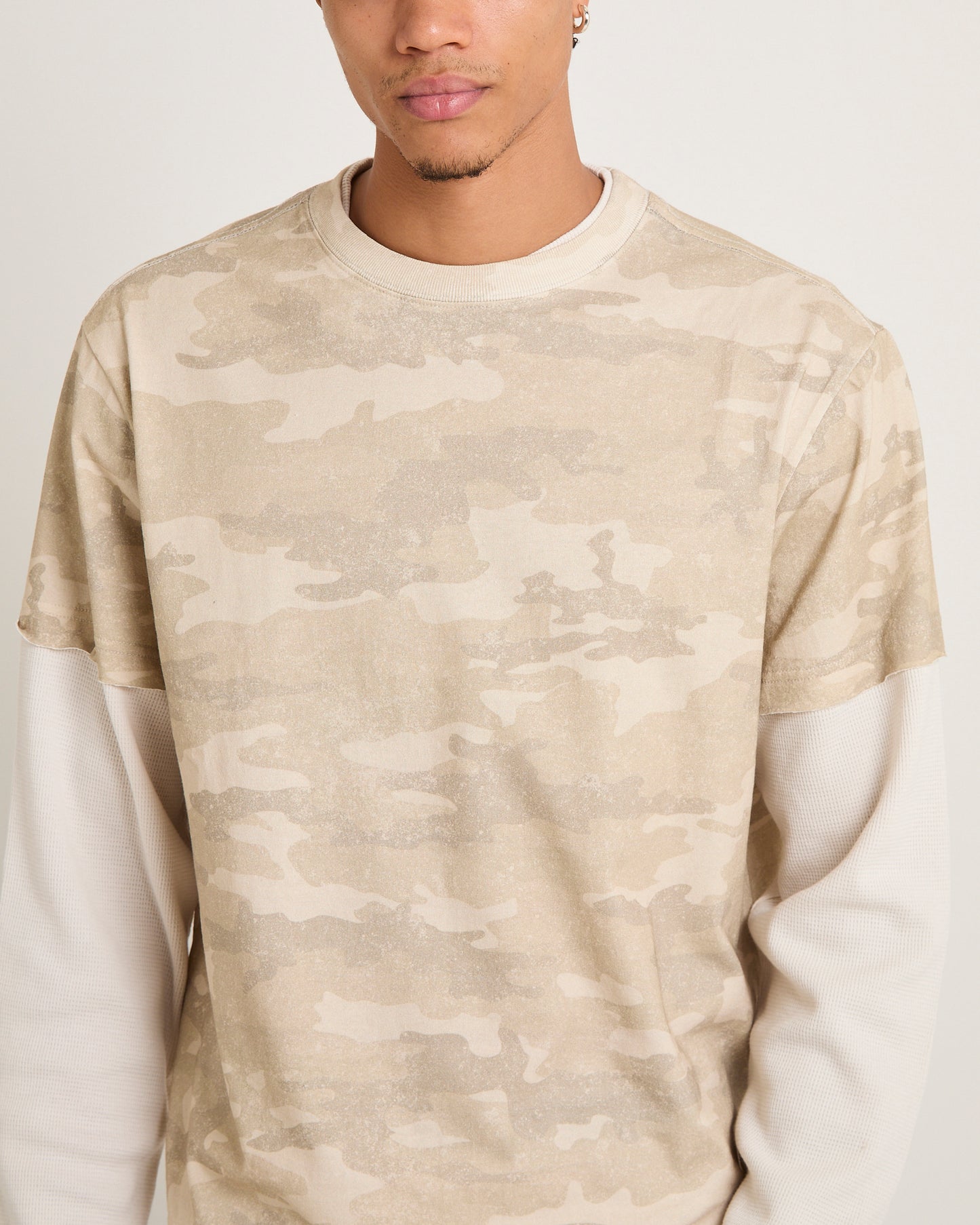 Camo Double Sleeves T-Shirt