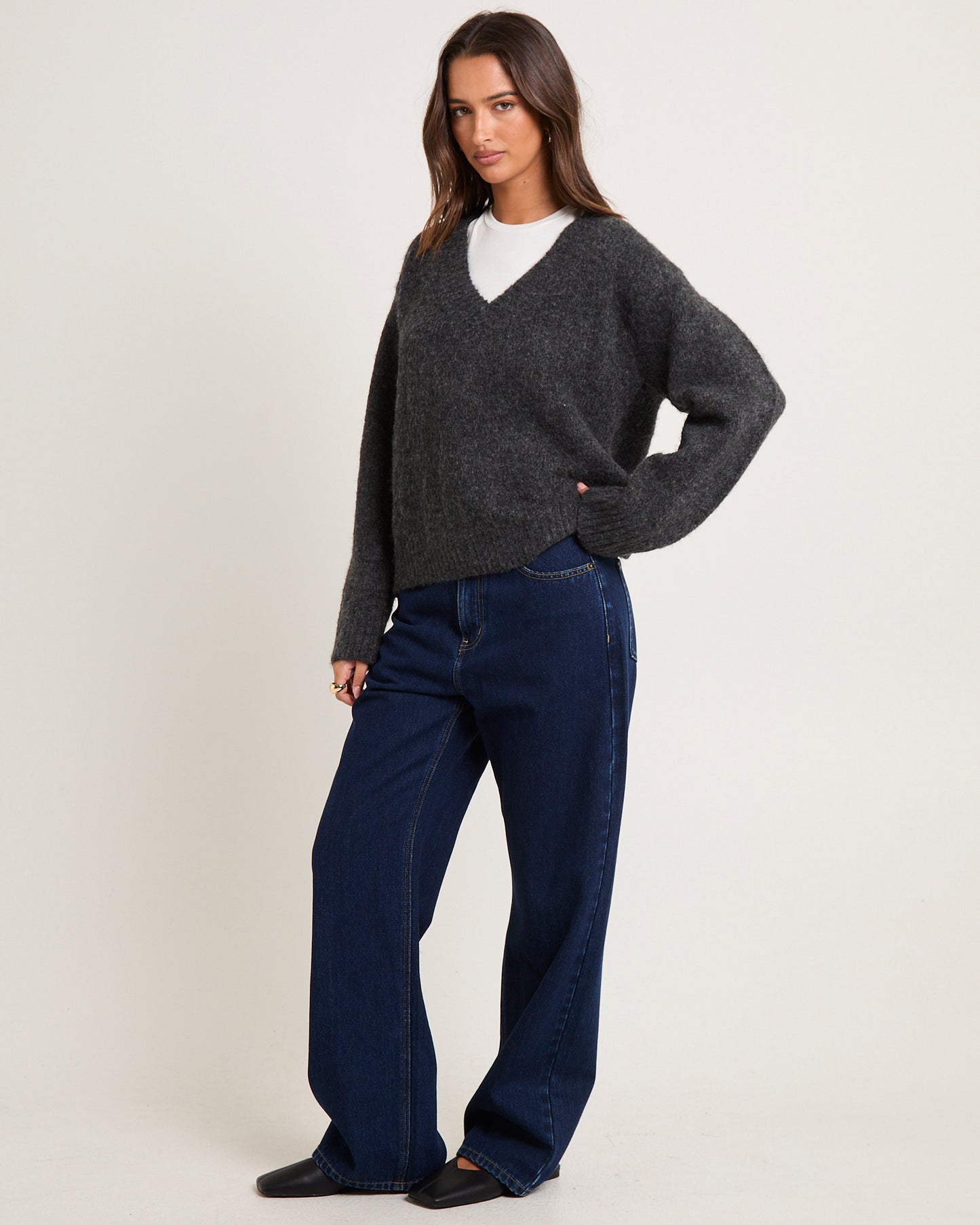 Capri V Neck Knit Jumper