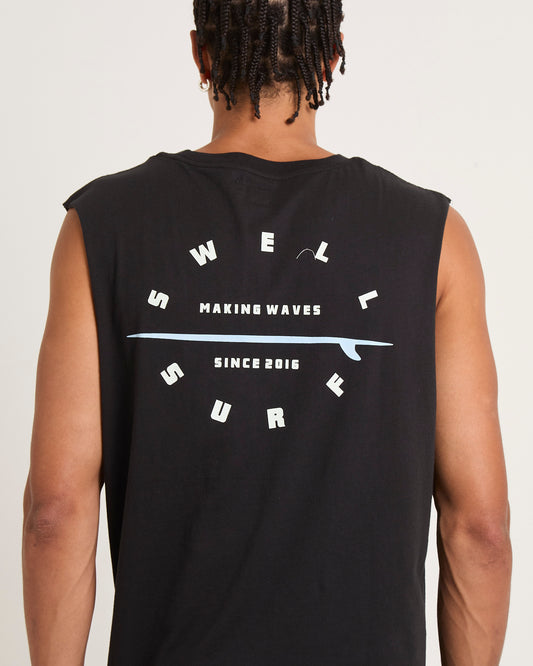 Board Muscle Tank Top BLACK
