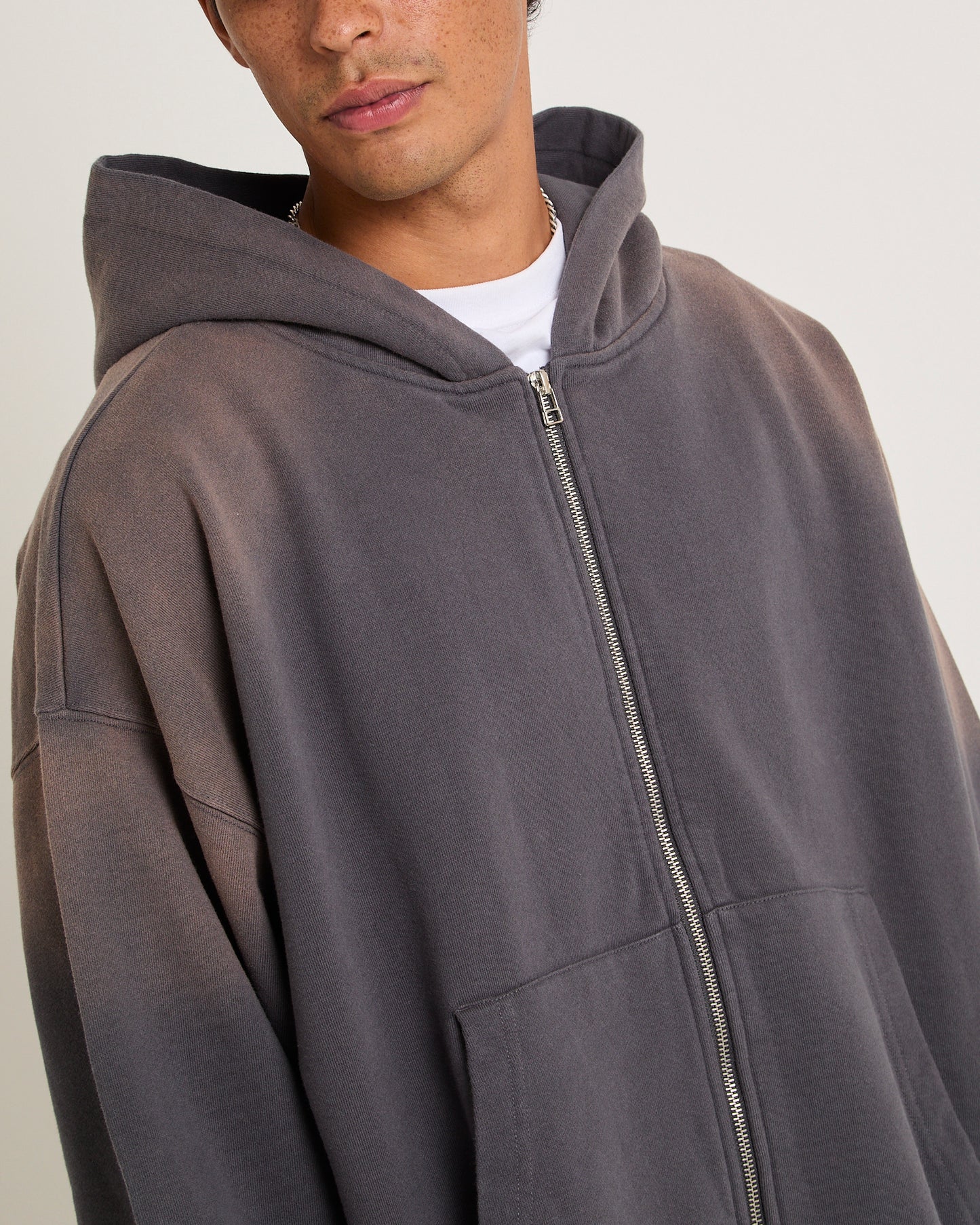 Spray Zip Hoodie