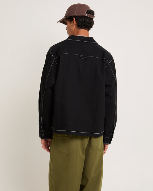 Pleasure Overshirt BLACK