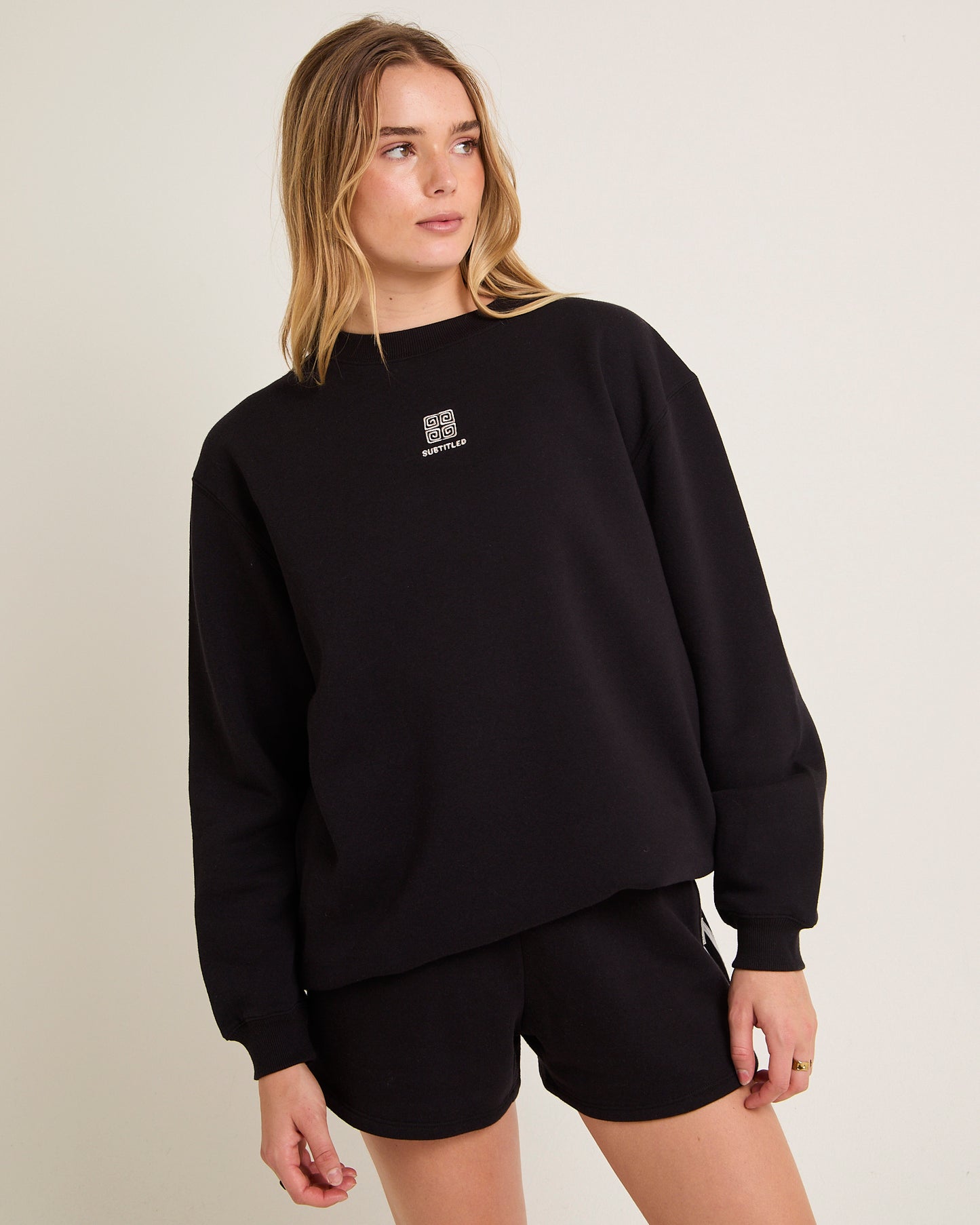 Spiros Oversized Crew Jumper
