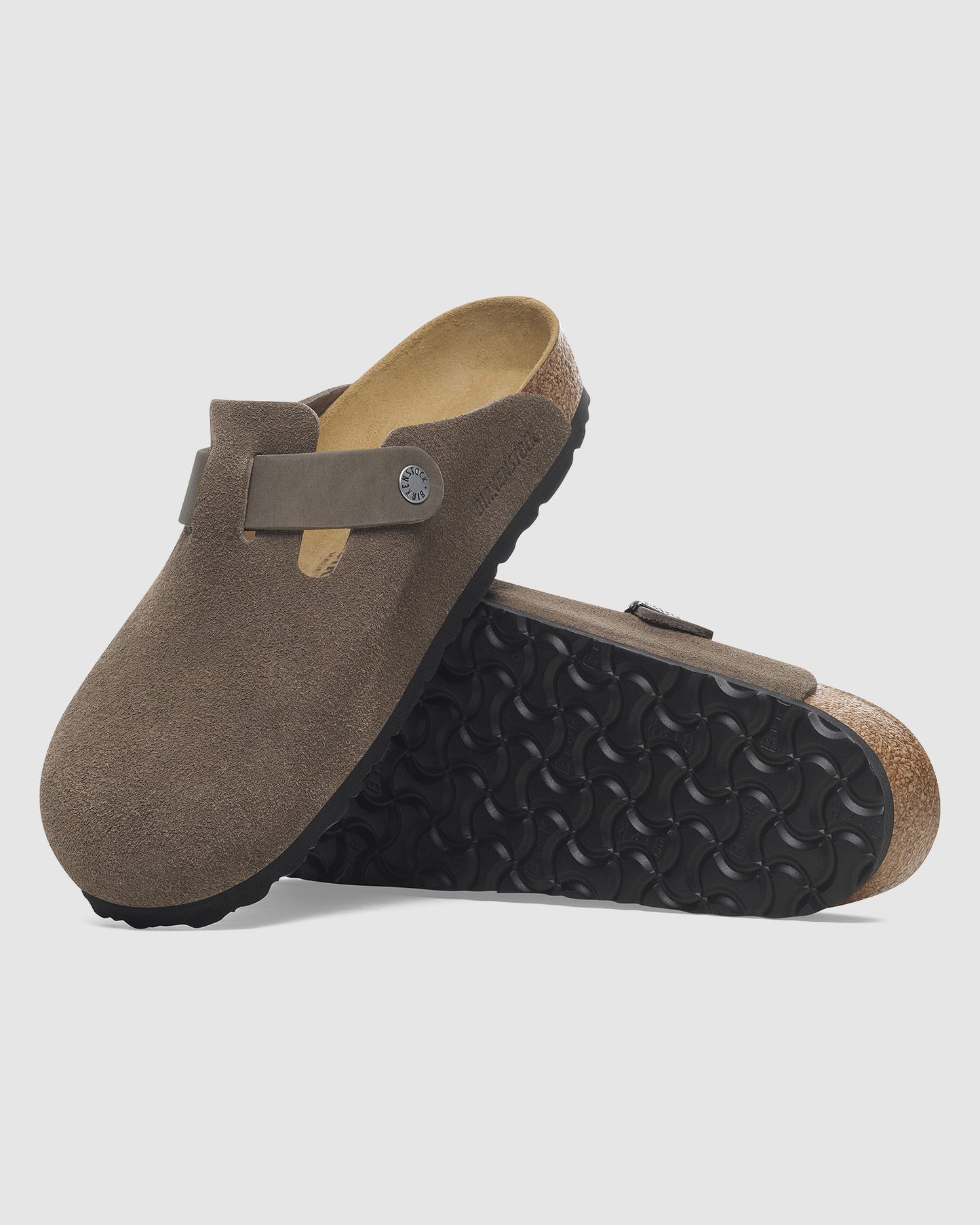Boston Mixed Leather Clog