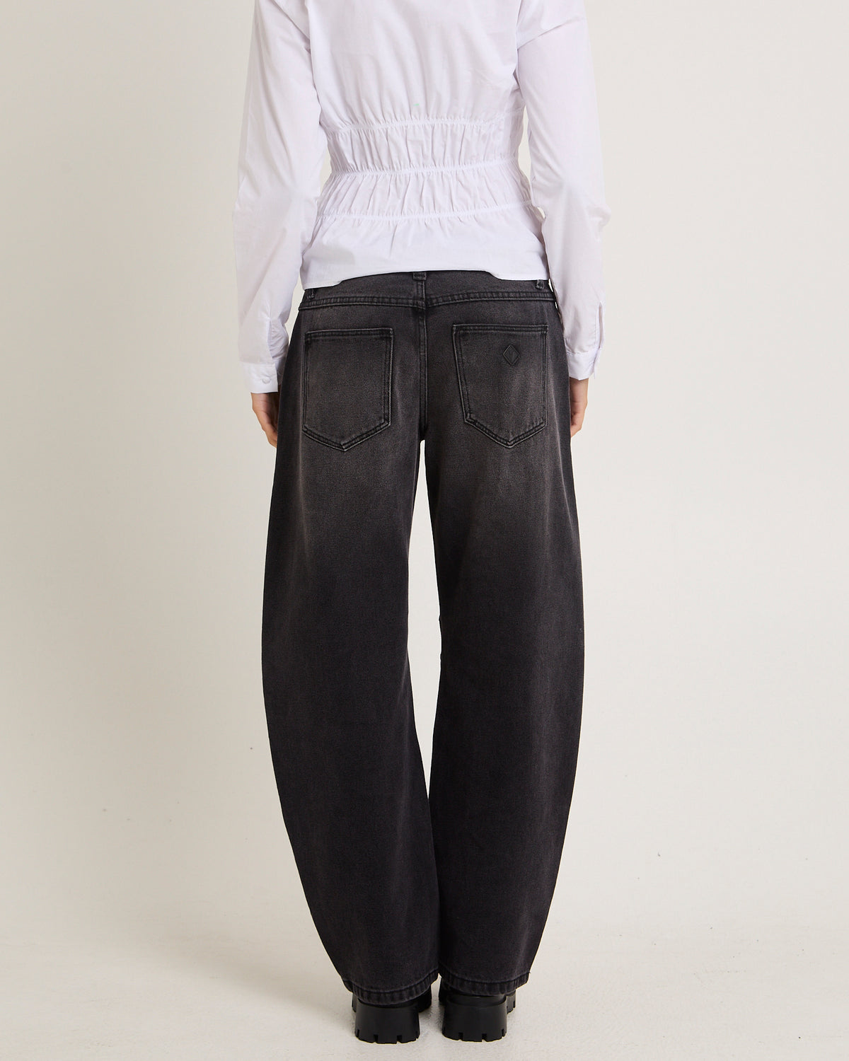 99 Low Barrel Denim Jeans Sophie Worn SOPHIE WORN
