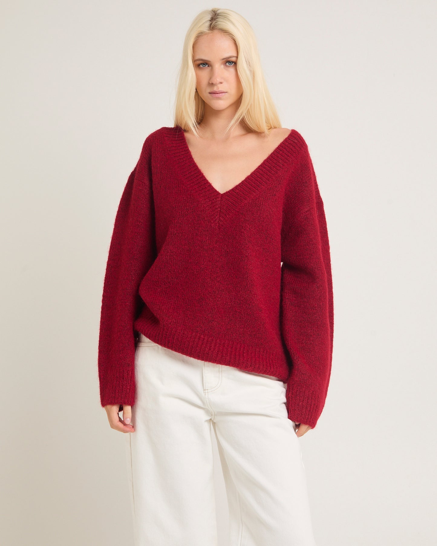 Capri V Neck Knit Jumper