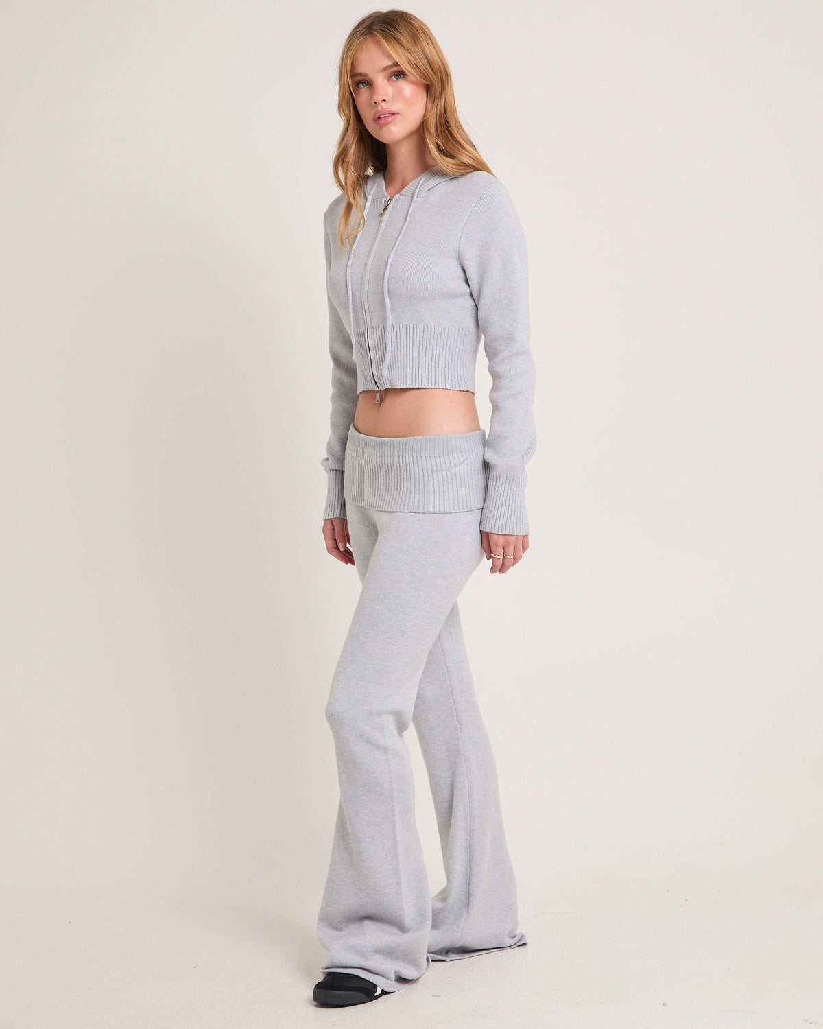 Sonia Knitted Hoodie FAWN