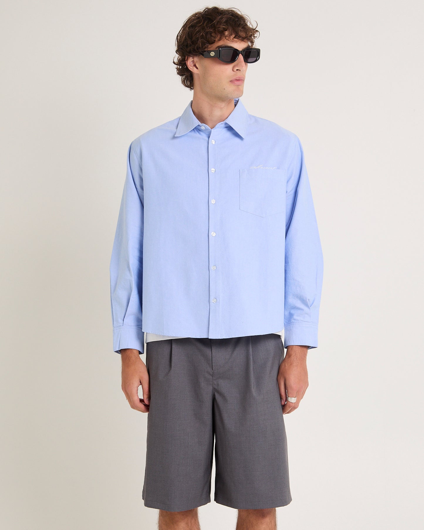Script Oxford Long Sleeve Shirt