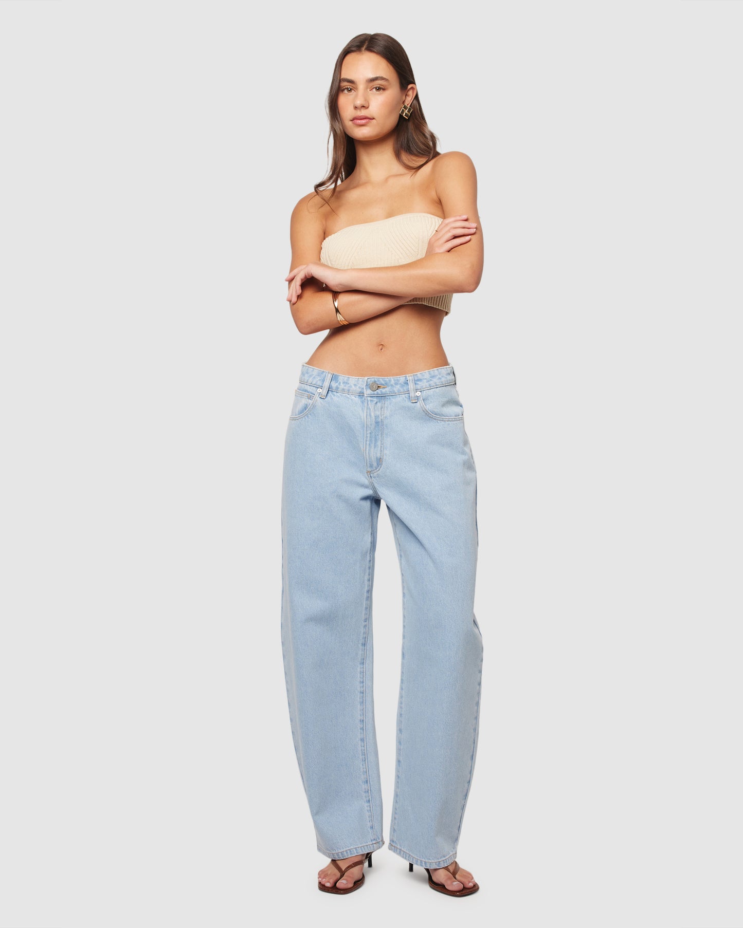 95 Mid Barrel Denim Jeans Kendall