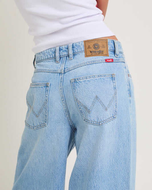 Mid Stevie Relaxed Denim Jeans Set Time Blue SET TIME BLUE