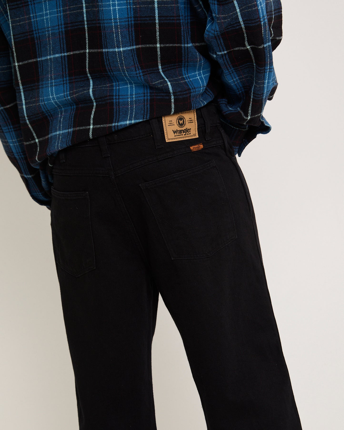 Slacker Relaxed Denim Jeans Steele Black