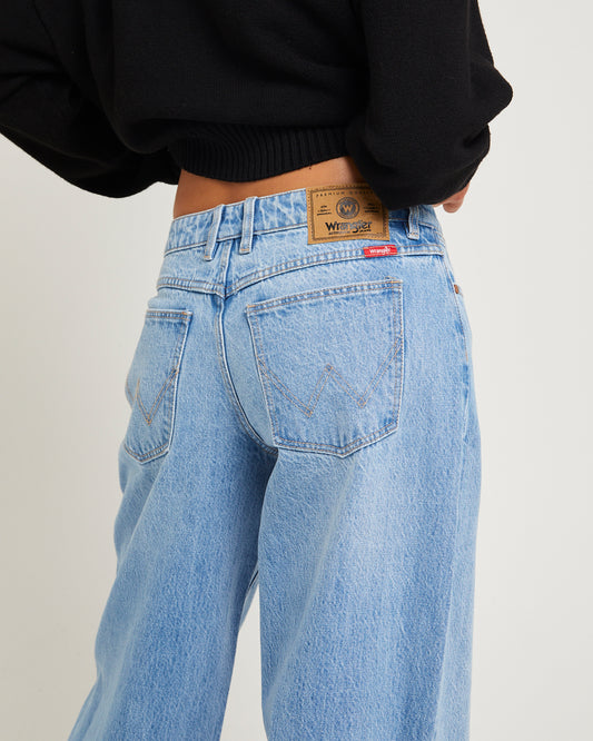 Low Farrah Baggy Denim Jeans Blue River BLUE RIVER