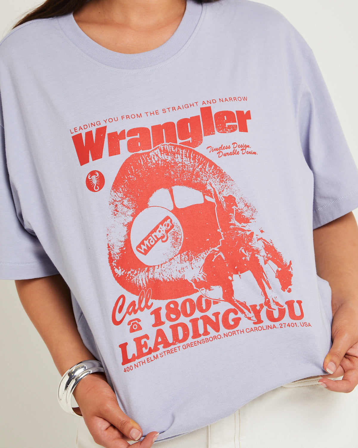 Leading You Slouch T-Shirt LILAC CLOUD