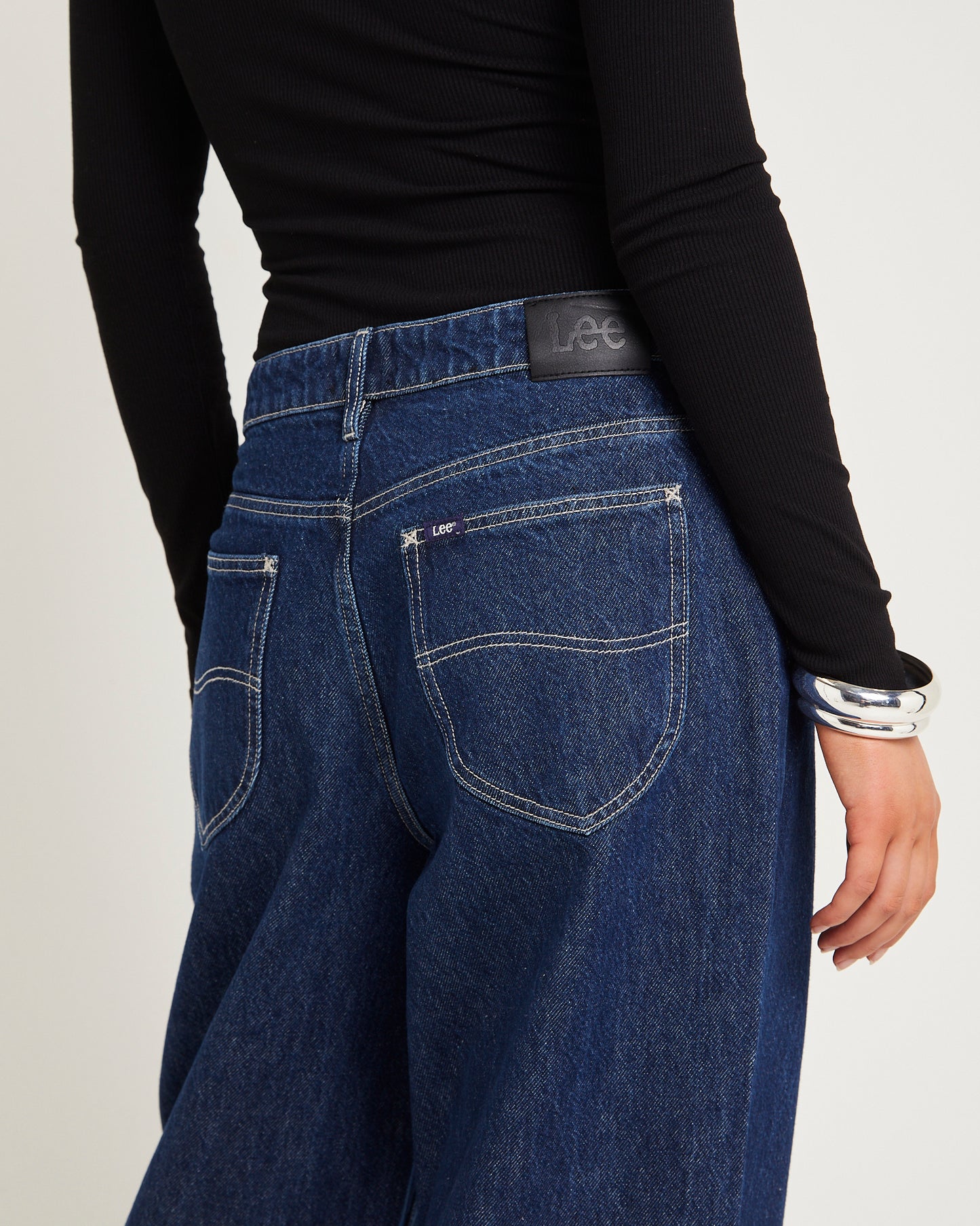 Low Slouch Relaxed Denim Jeans Indigo Exchange