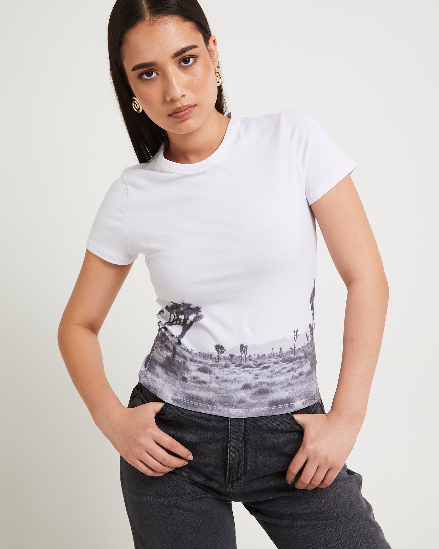 Wild Lullaby Staple Rib Tee