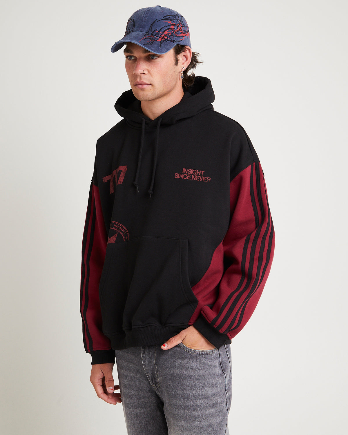 DNA Panelled Hoodie