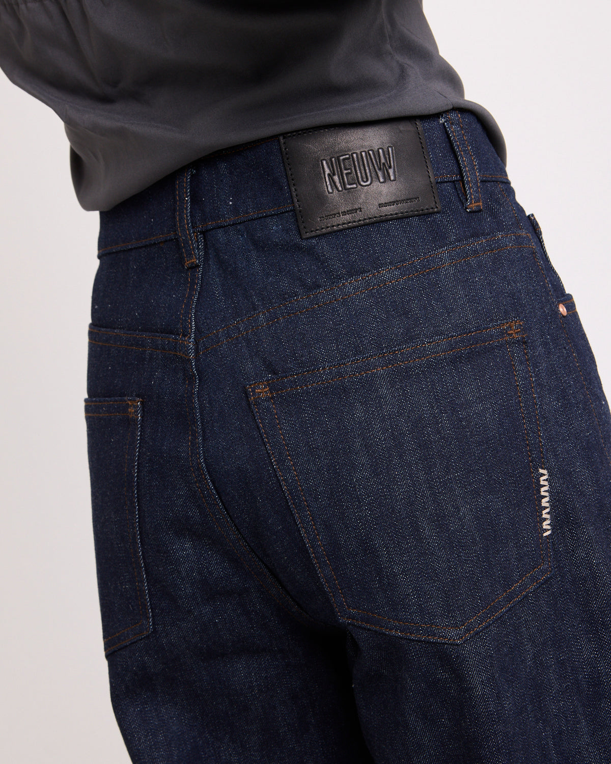 Coco Relaxed Denim Jeans Turn Up TURN UP