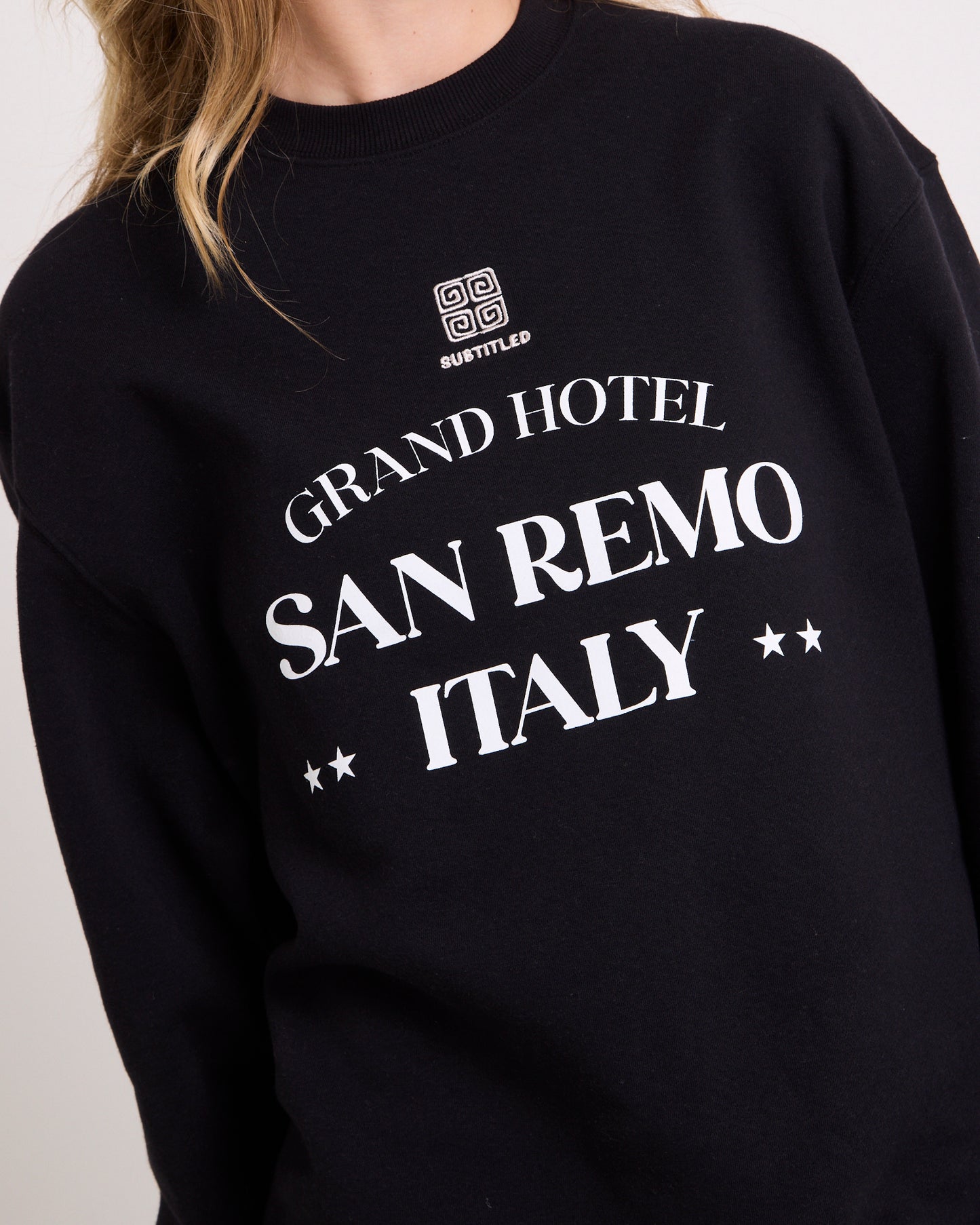 Grand Hotel Crew Neck Jumper