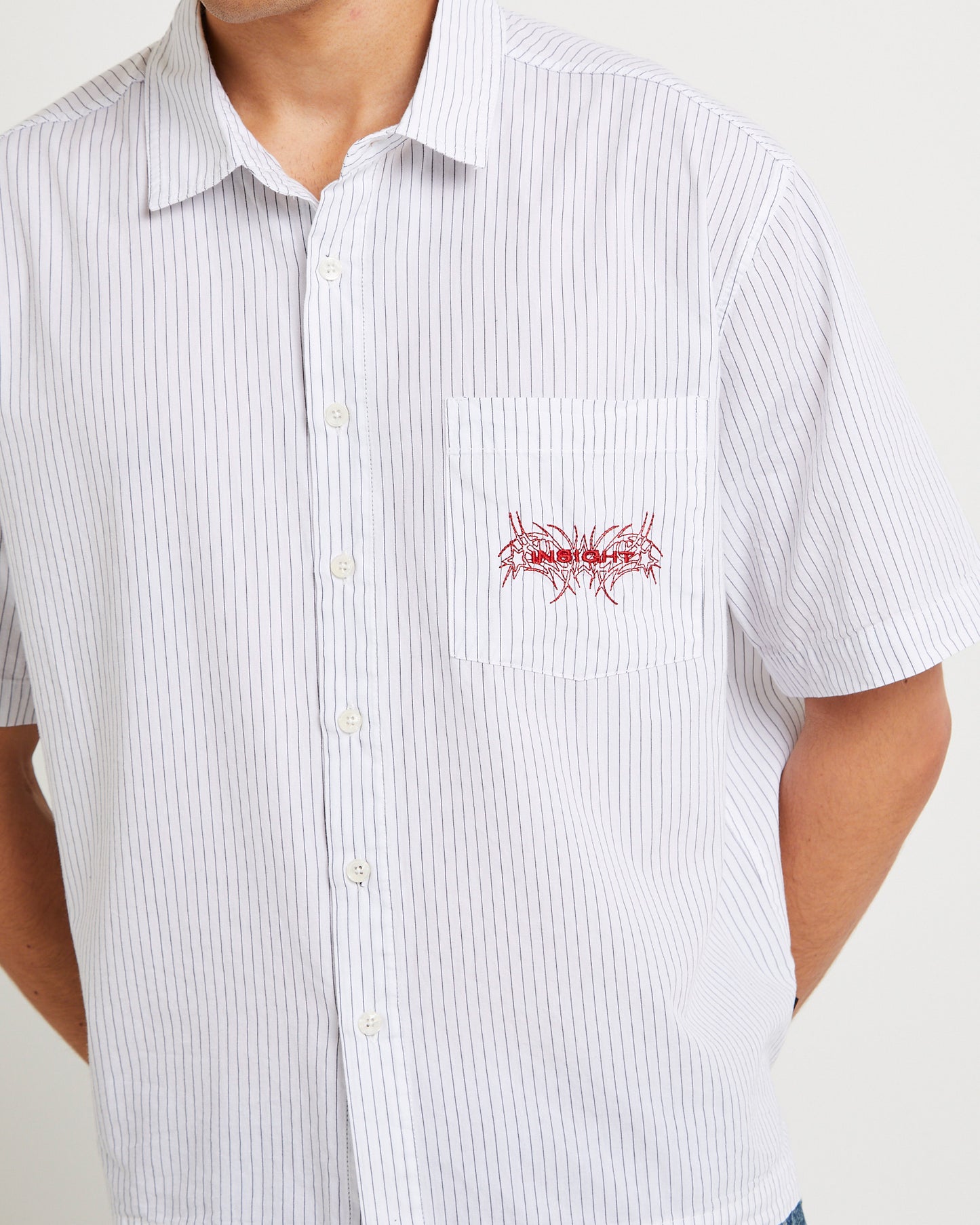 Supply Pinstripe Short Sleeve Shirt