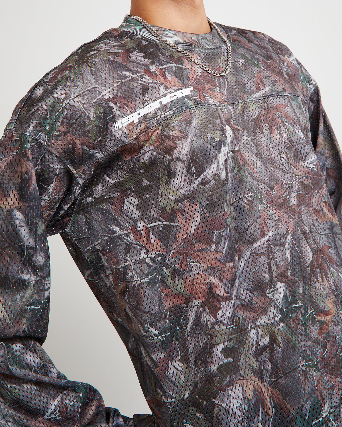 Monaco Mesh Long Sleeve T-Shirt CAMO
