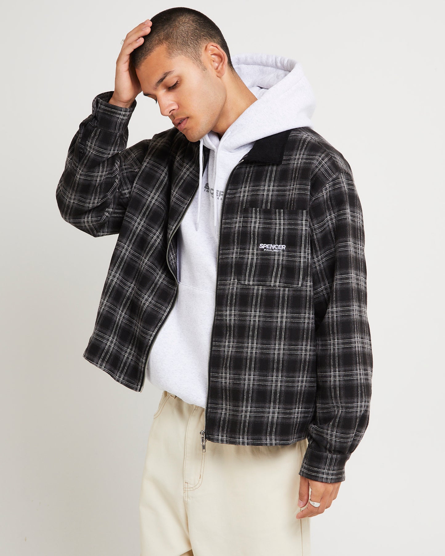 Caden Zip  Long Sleeve Shirt