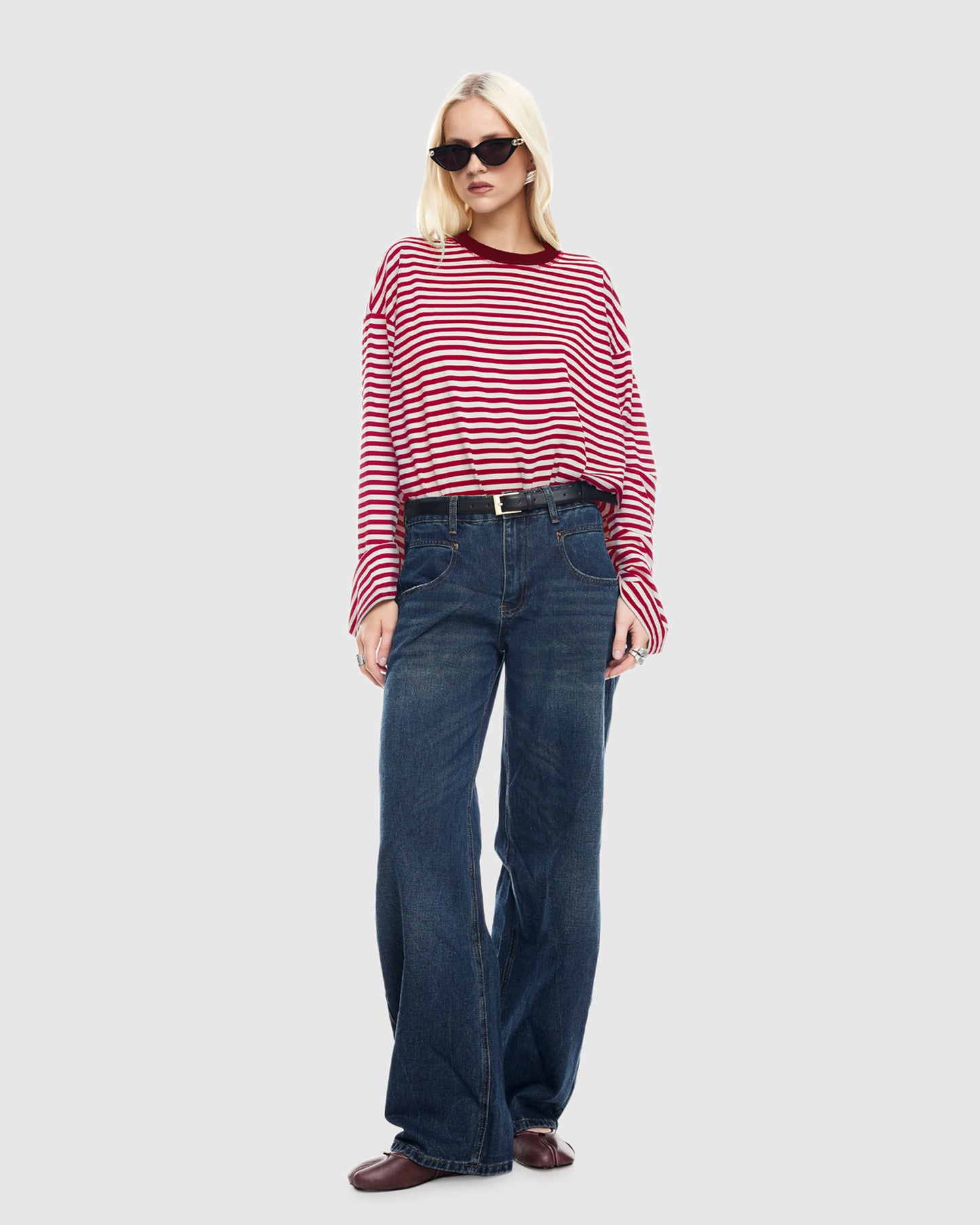 Bloom Long Sleeve Stripe Top