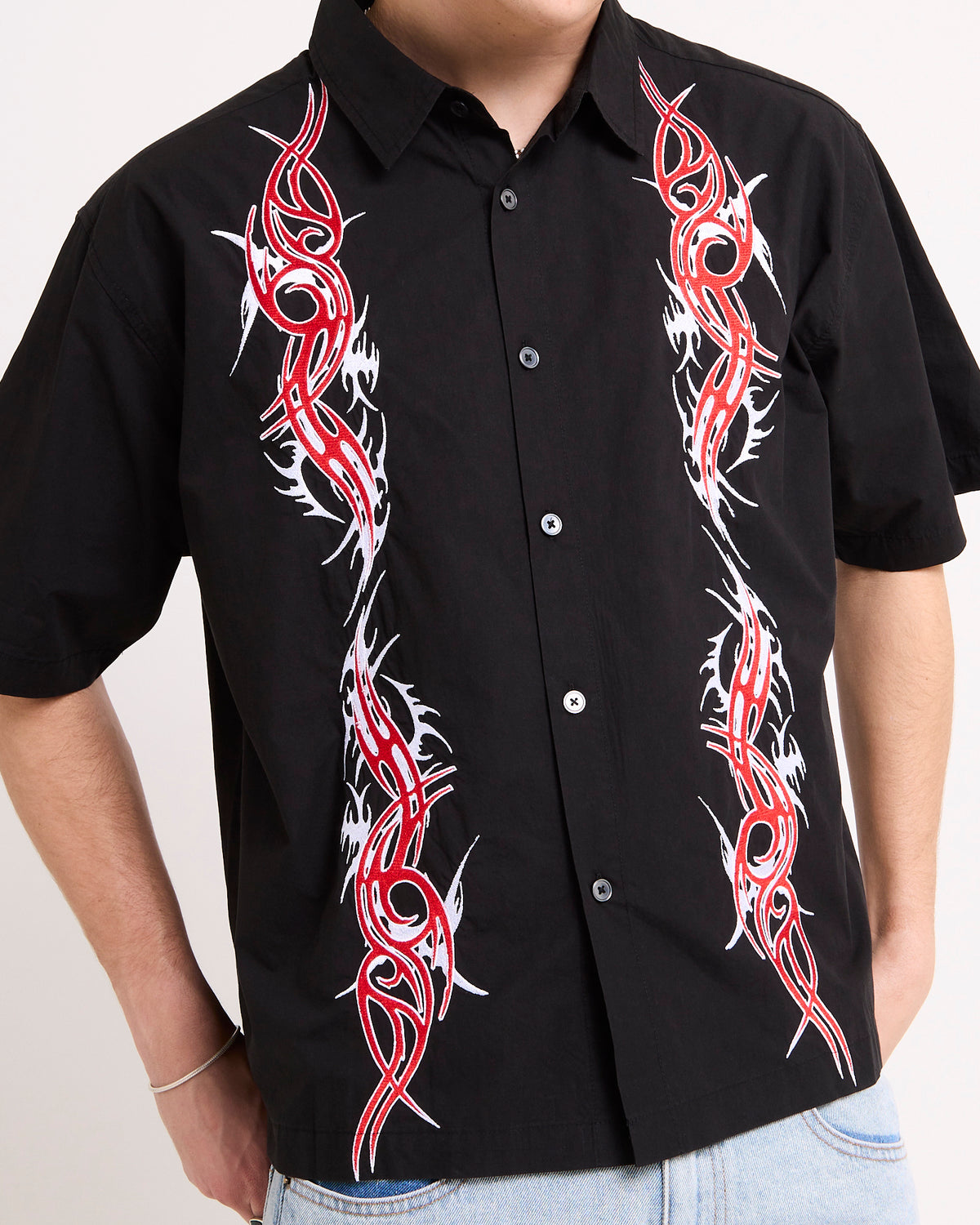 Quiver Short Sleeve Shirt BLACK