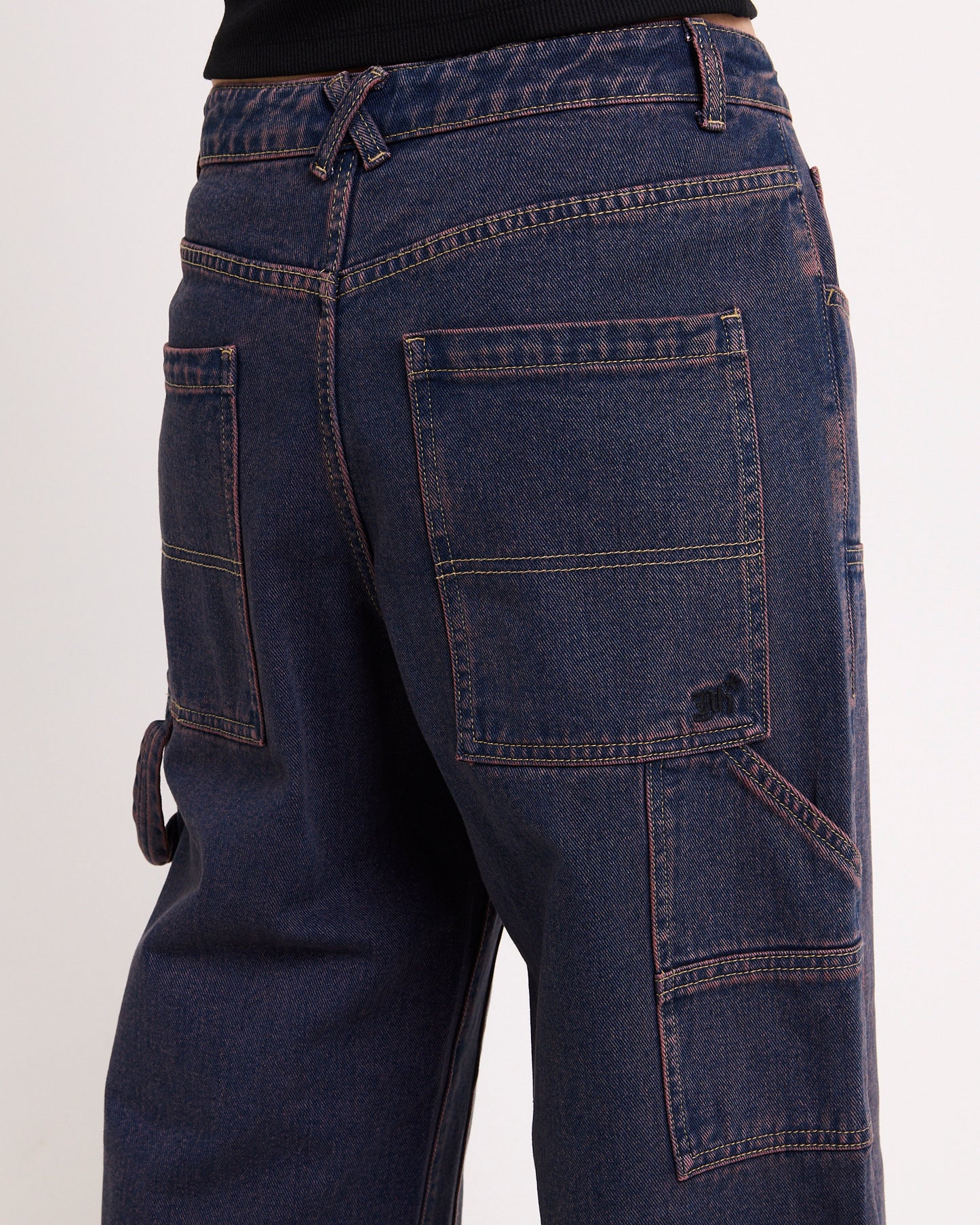 Baggy Double Knee Carpenter Denim Jeans