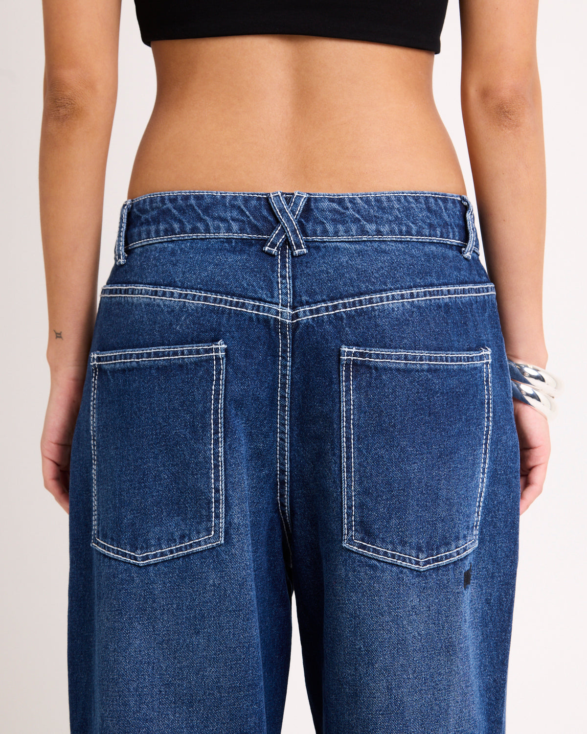 Jumbo Denim Jeans Y2K DEEP BLUE