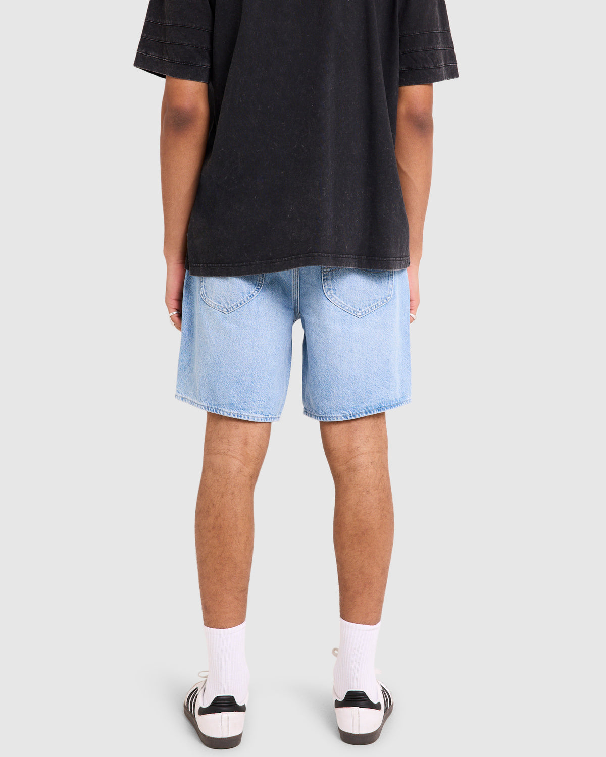 L-Four Baggy Denim Shorts SKYBOUND BLUE