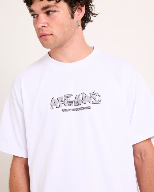 LQD Metal Heavyweight Boxy T-Shirt WHITE