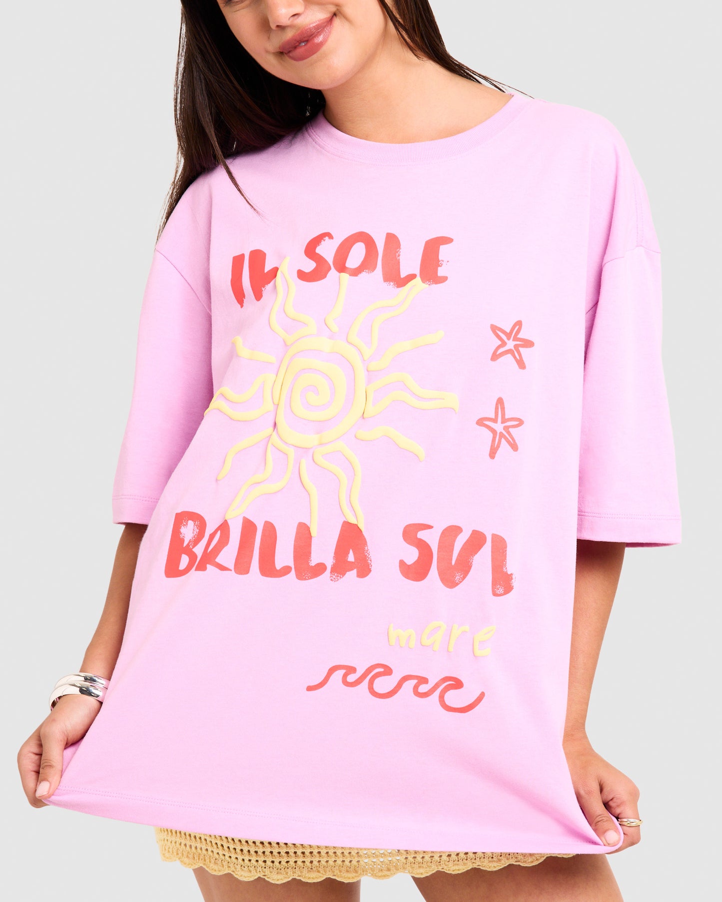Il Sole Oversized Short Sleeve T-Shirt