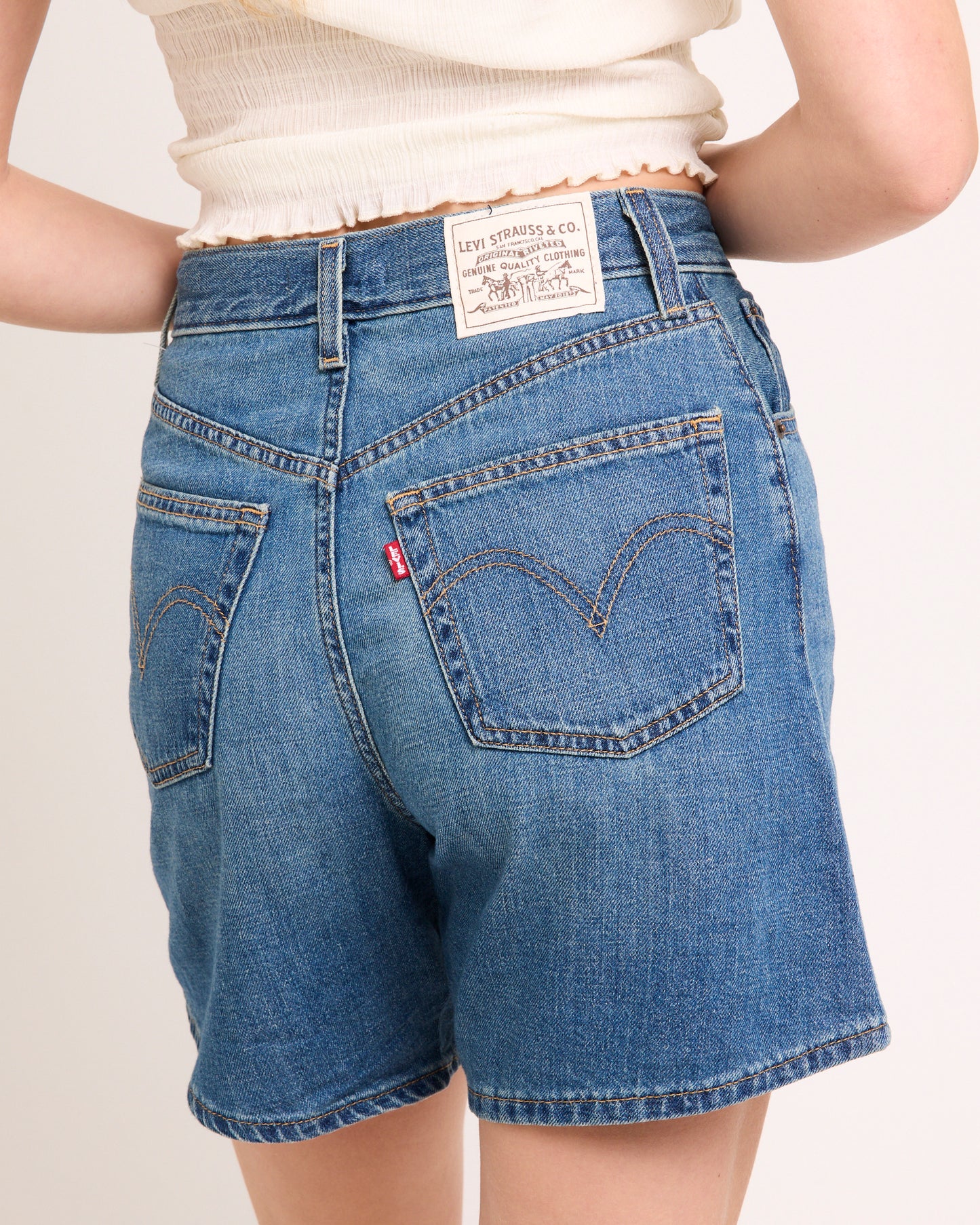 High Baggy Denim Shorts