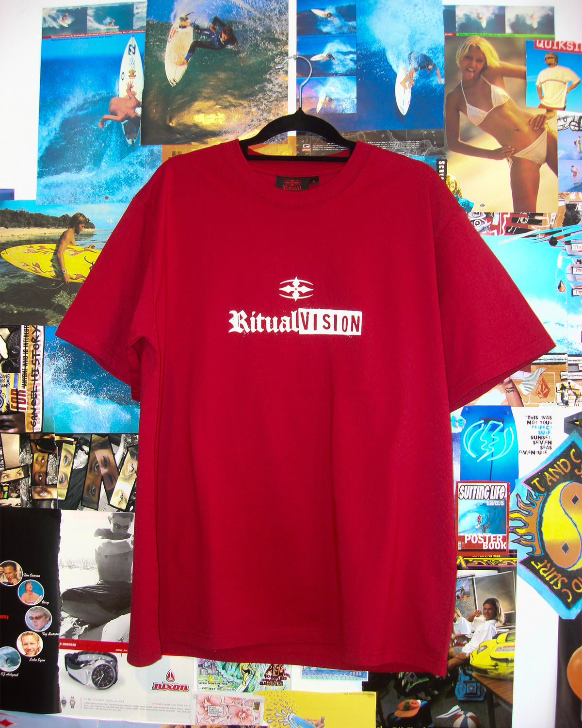 Stacked Short Sleeve T-Shirt RED