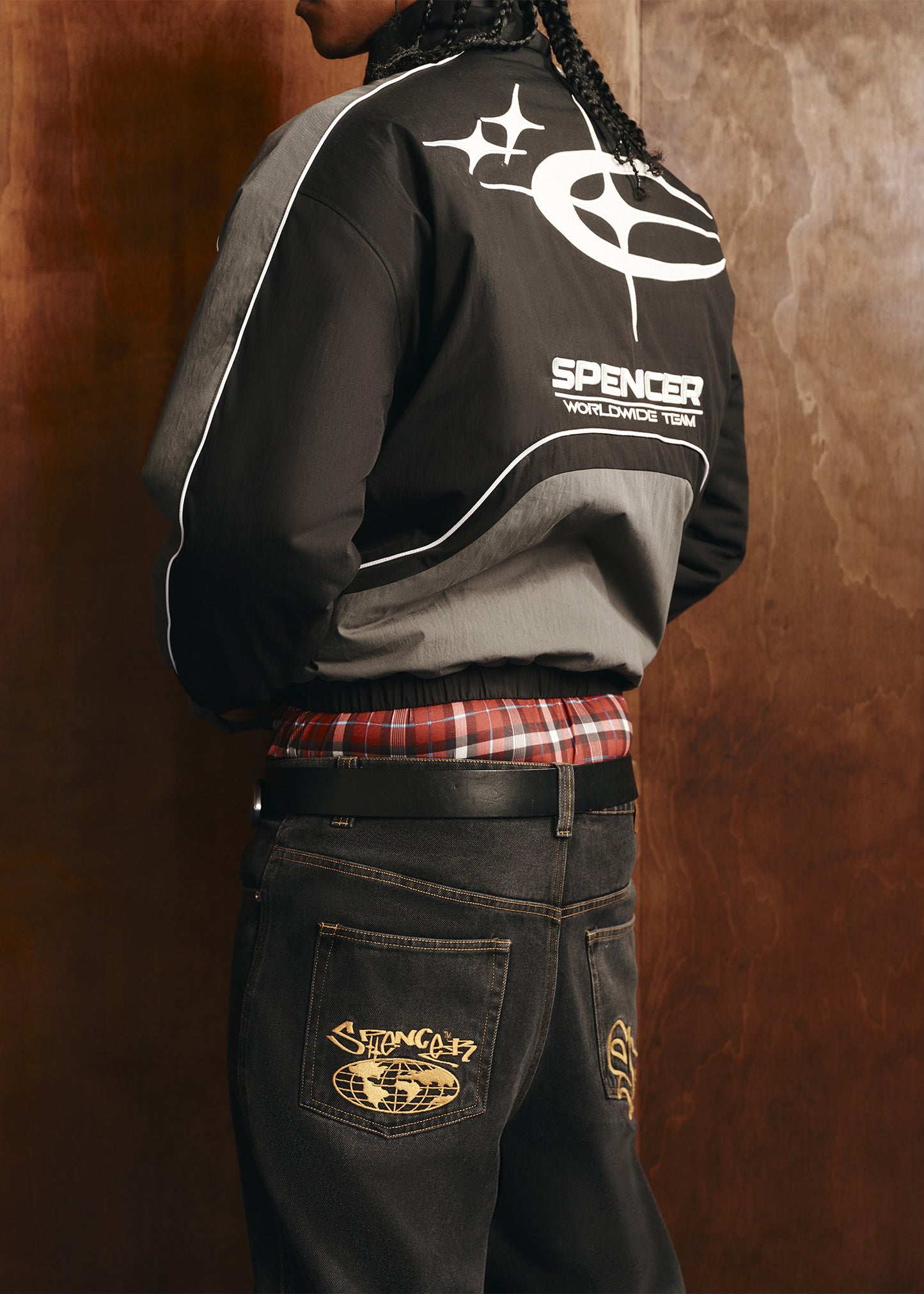 Sticker Wide Boy Denim Jeans