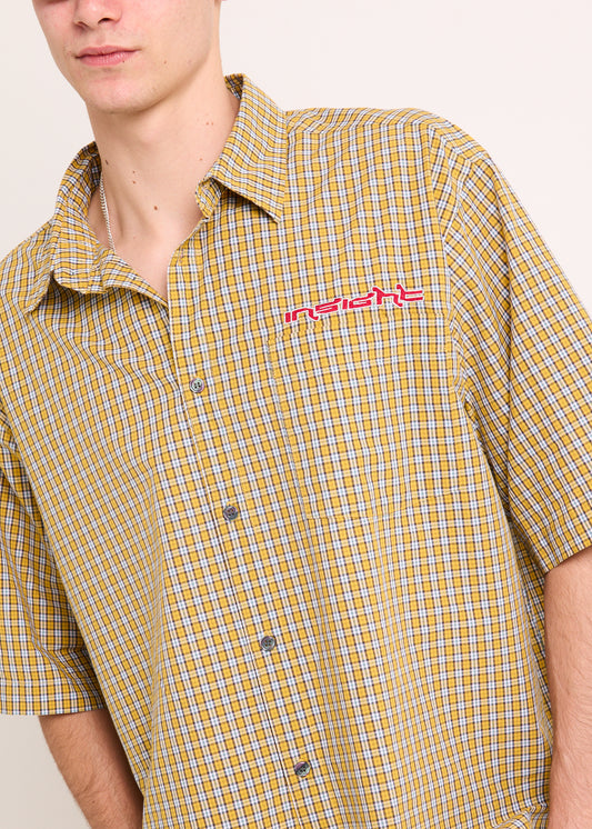 Supply Check Short Sleeve Shirt YELLOW CHECK