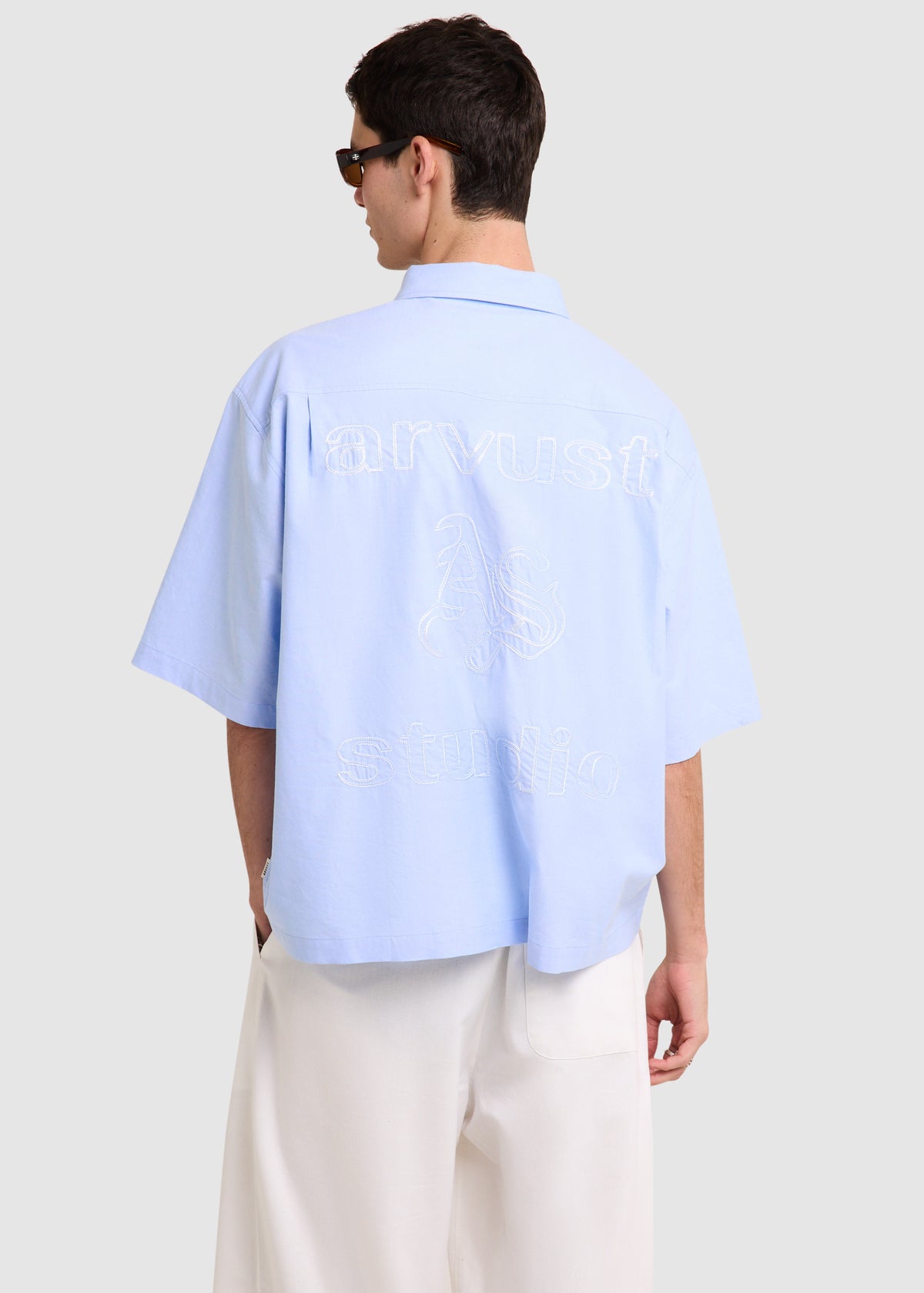 Manual Short Sleeve Shirt BLUE
