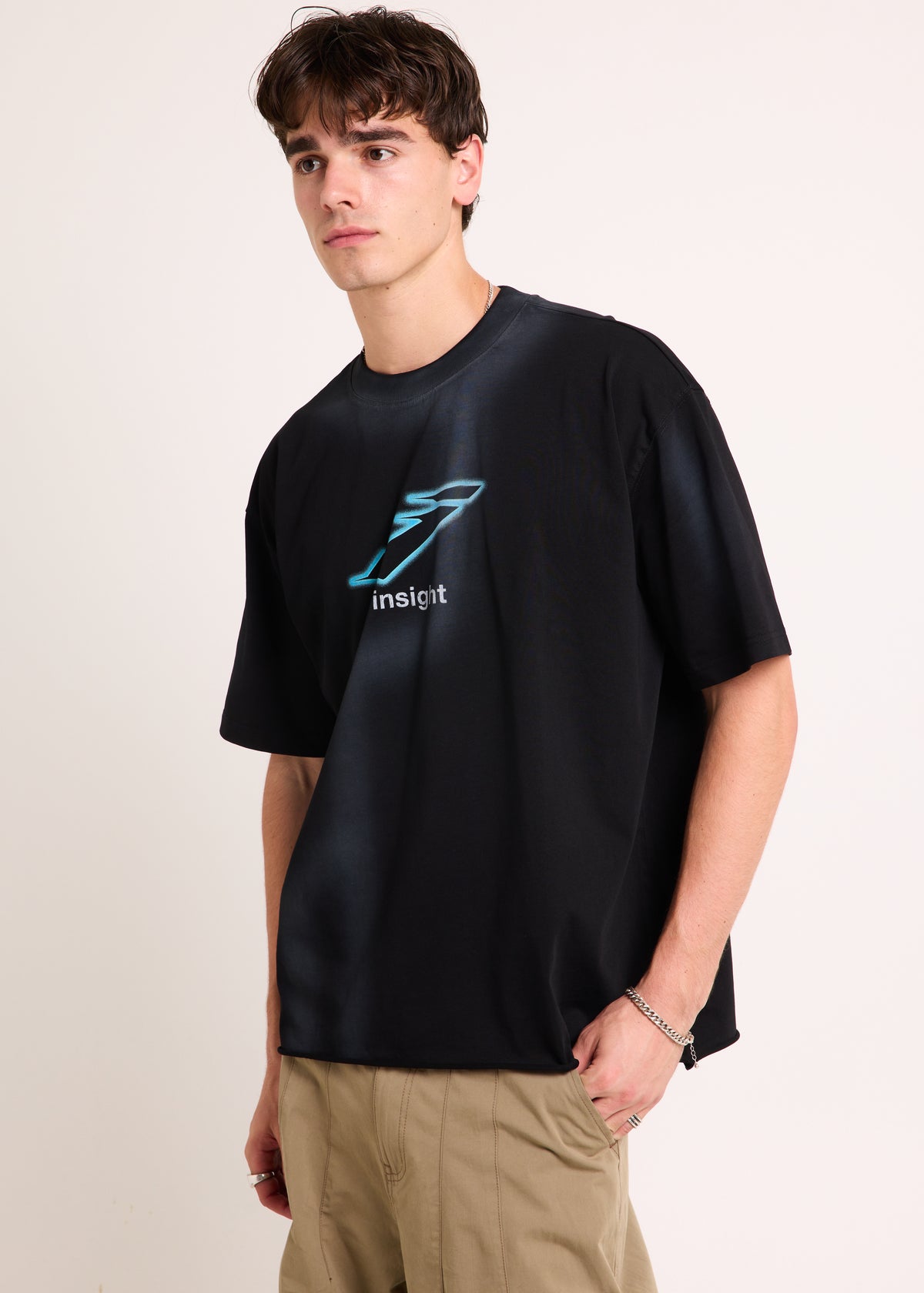 Track T-Shirt BLACK