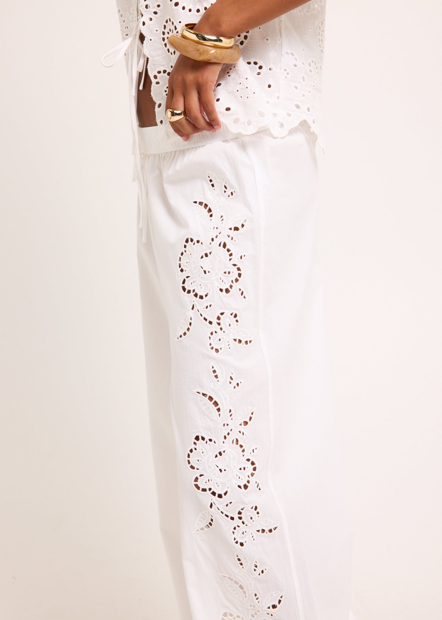 Lupe Embroidered Pants