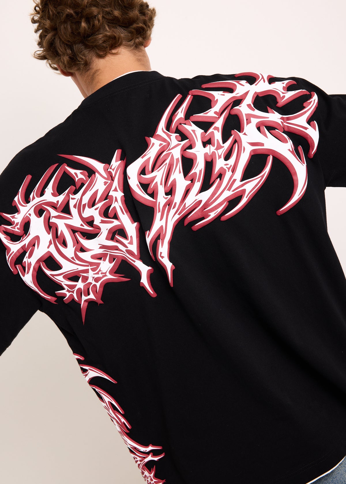 Retoro Short Sleeve T-Shirt BLACK