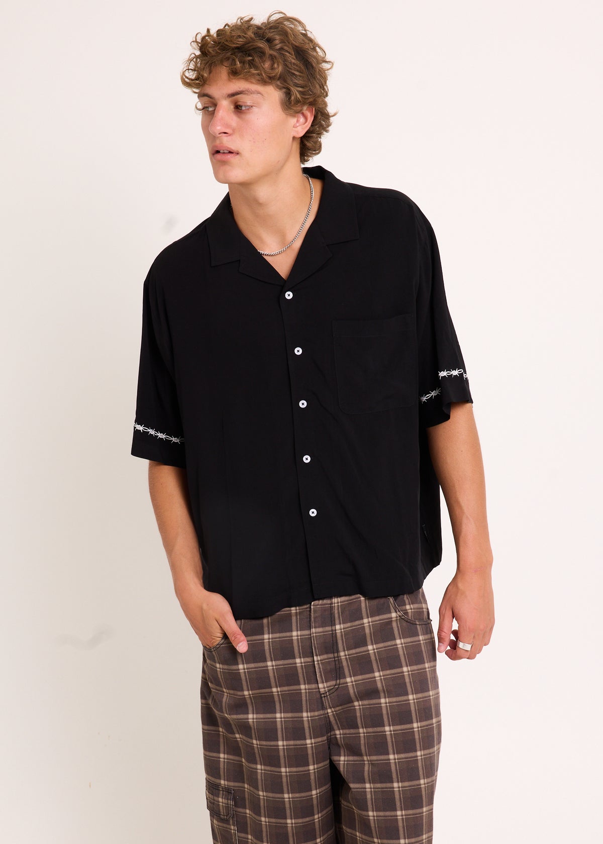 Wired Short Sleeve Shirt BLACK