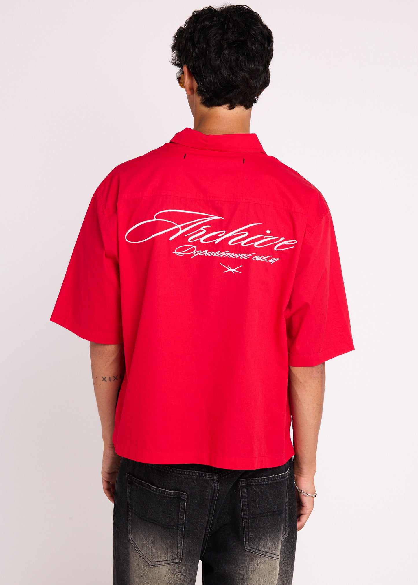 Script Short Sleeve Shirt
