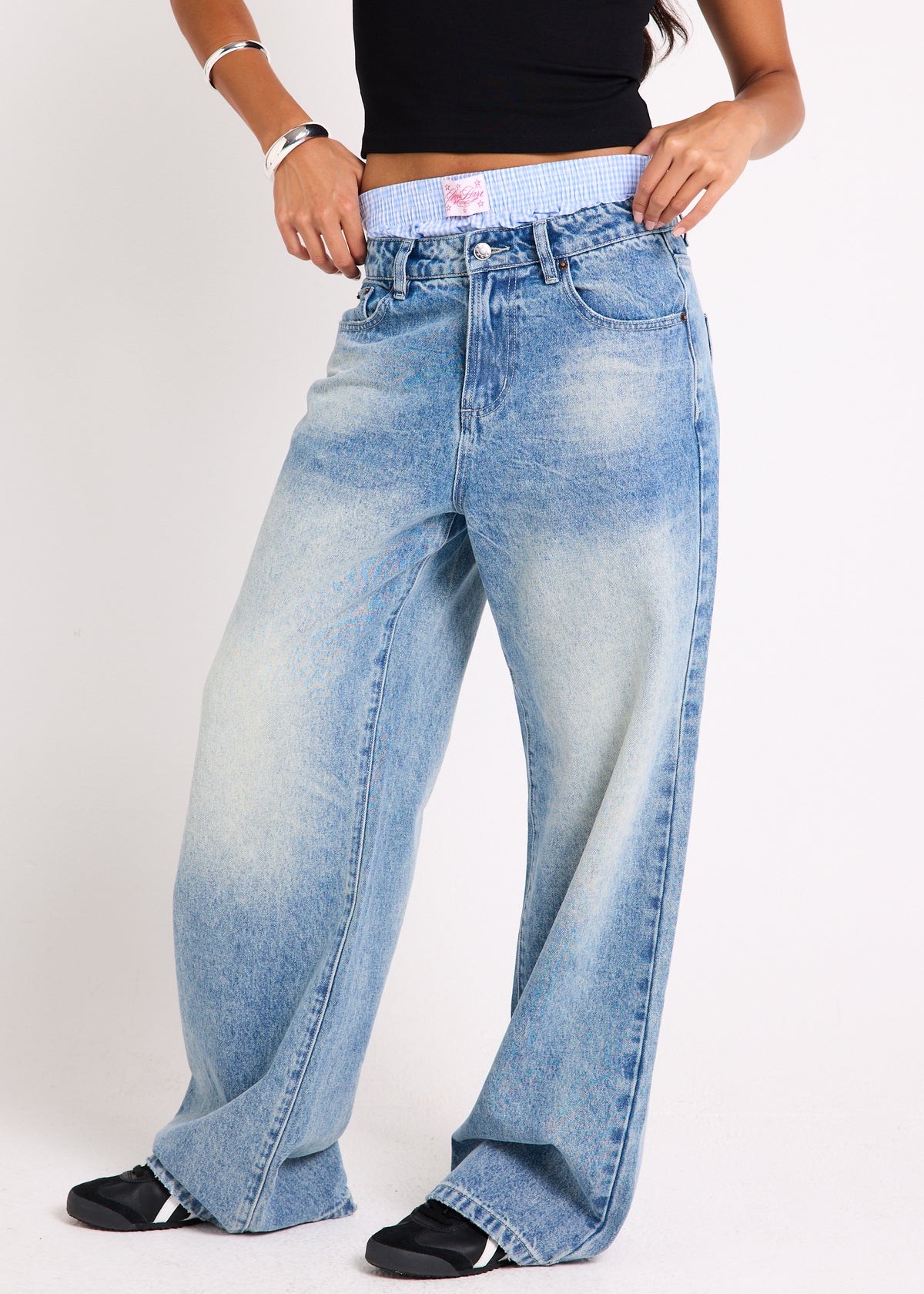 Boxer Jumbo Denim Jeans STONE WASHED