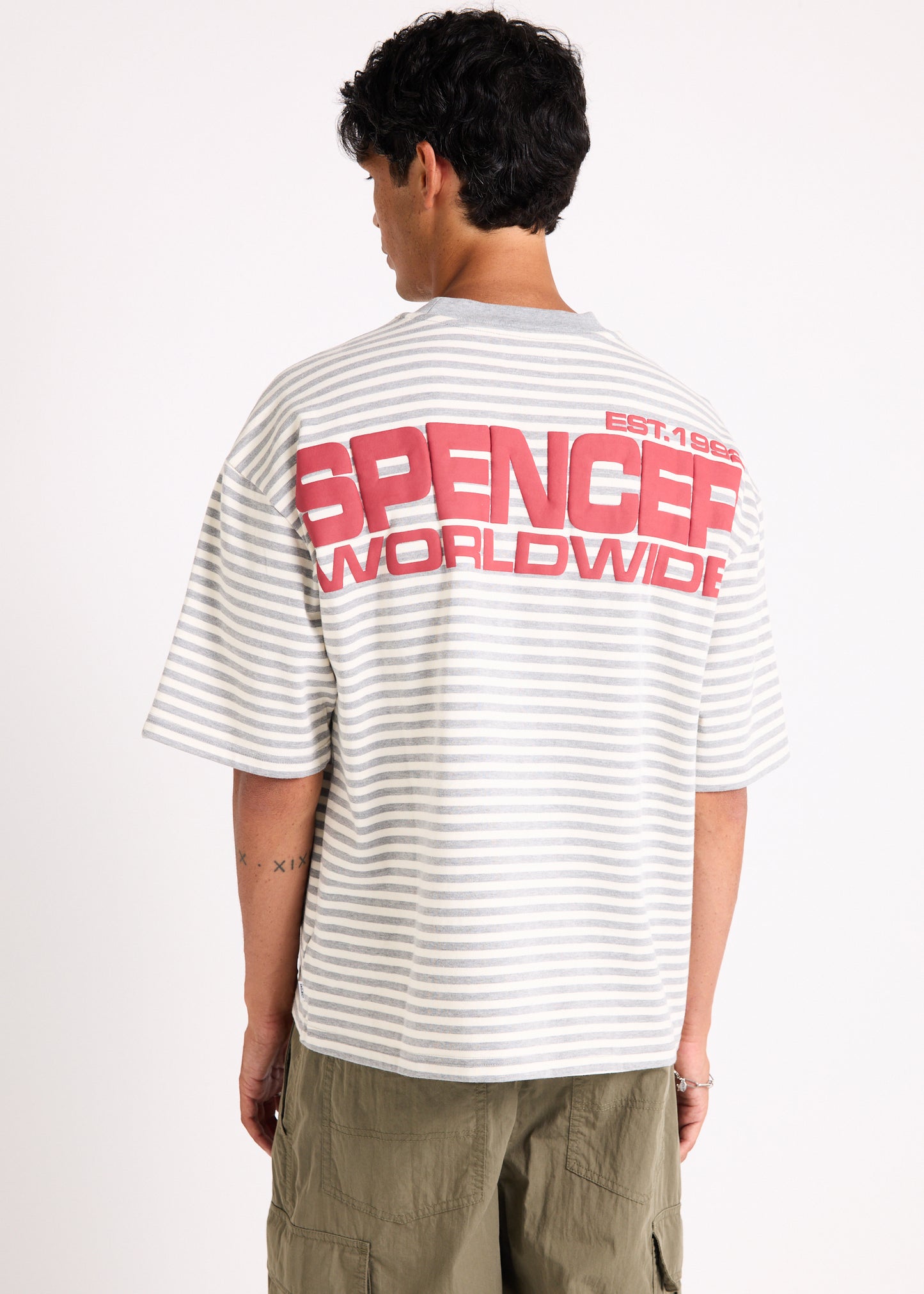 Minor  Stripe Short Sleeve T-Shirt