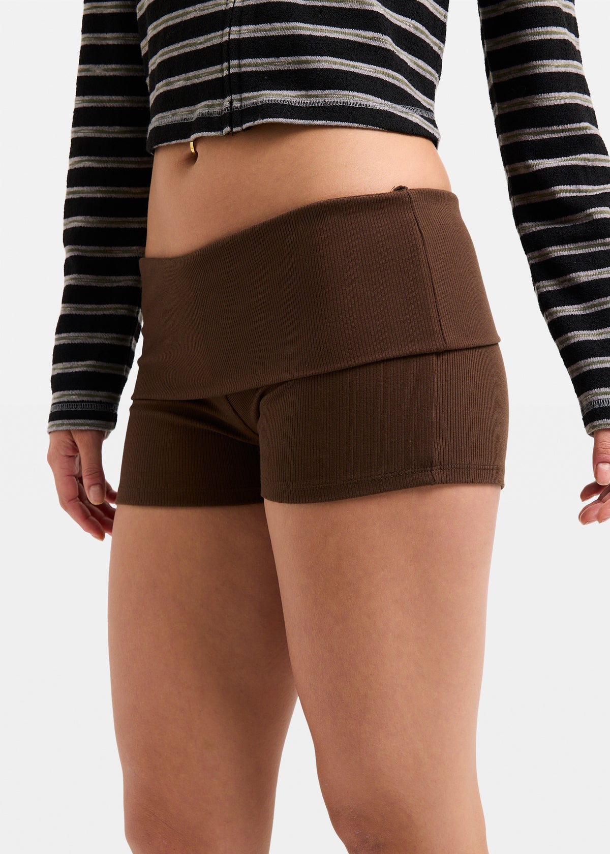 Soft Knit Micro Shorts DUNE