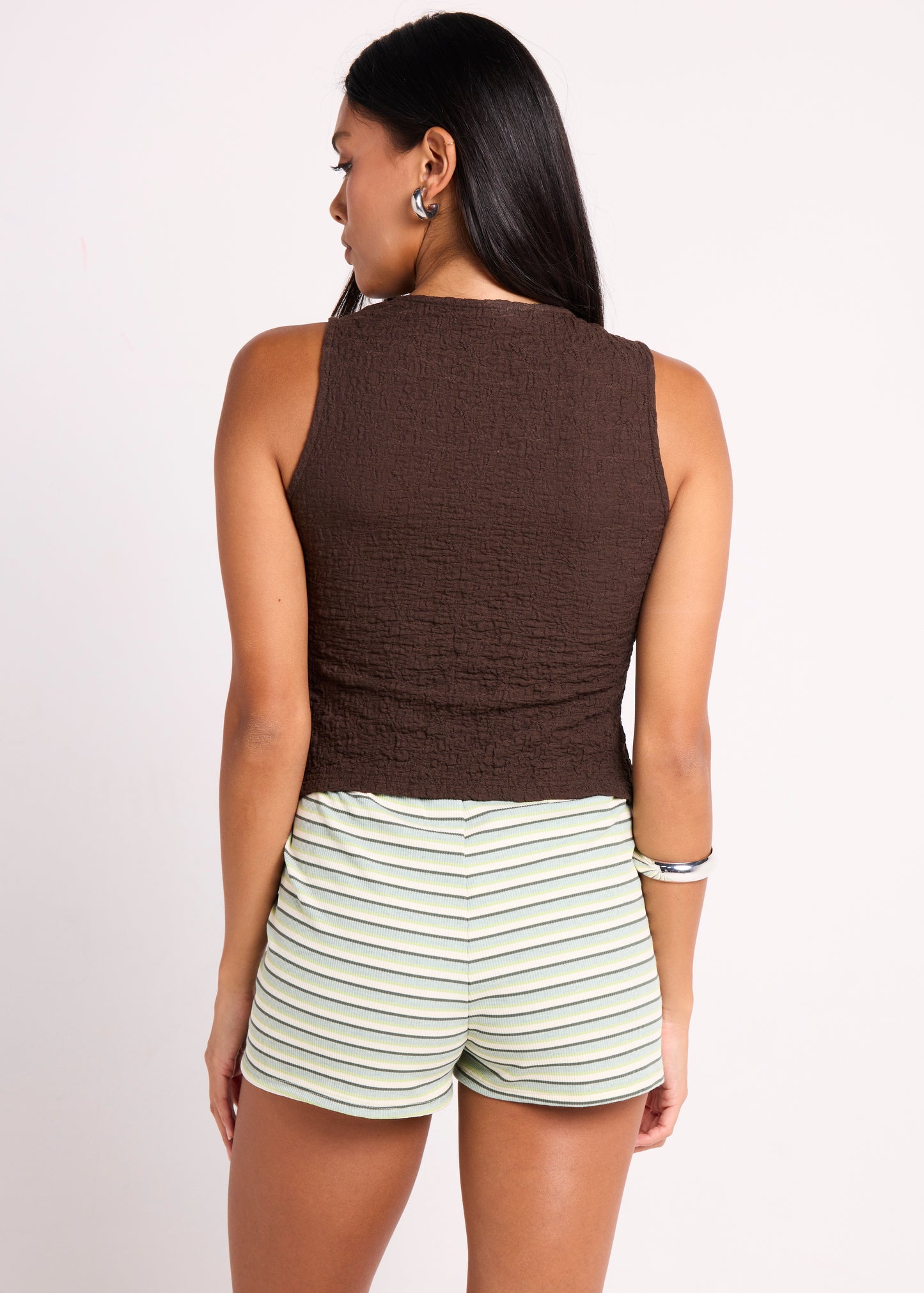 Maya Crinkled Tank Top