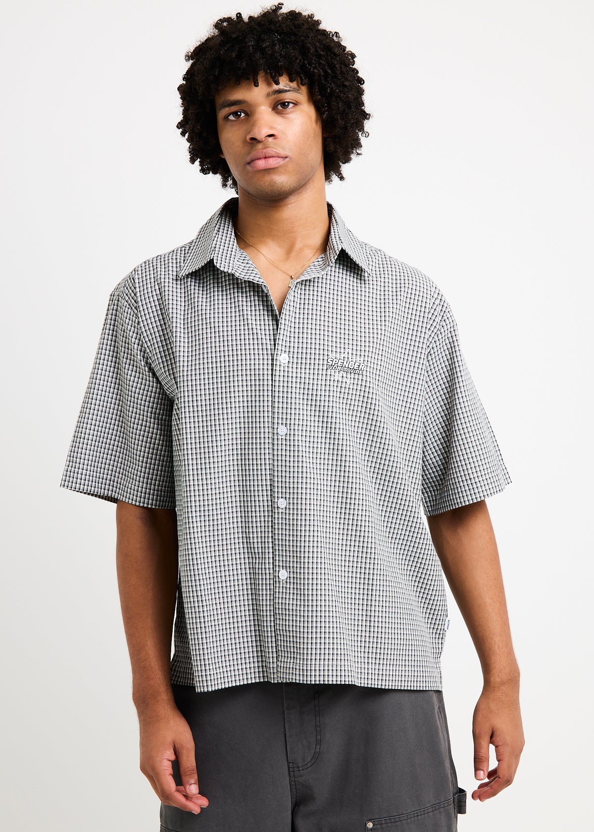Tagger Short Sleeve Skate Shirt BLACK