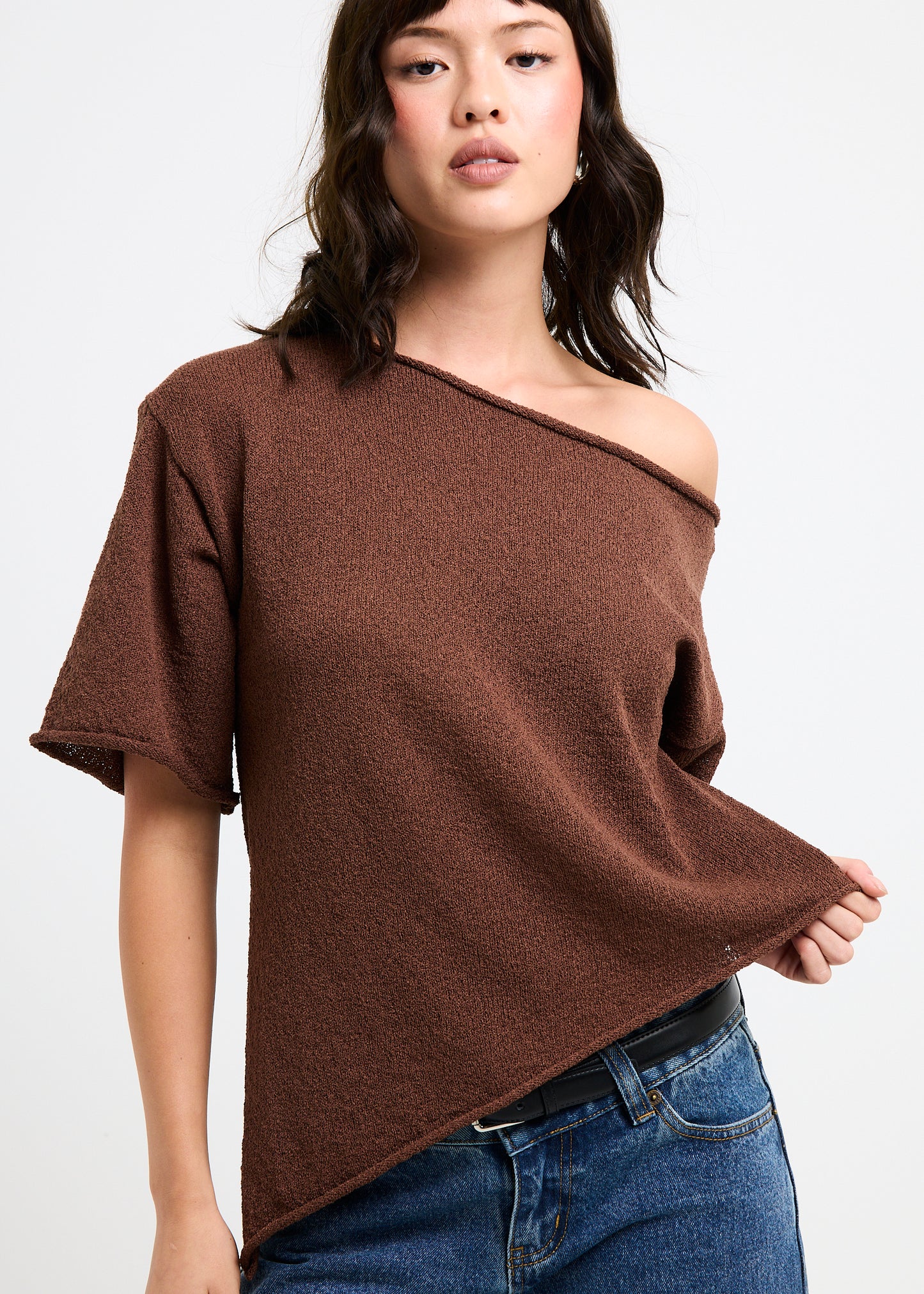 Asymmetric Knit Top