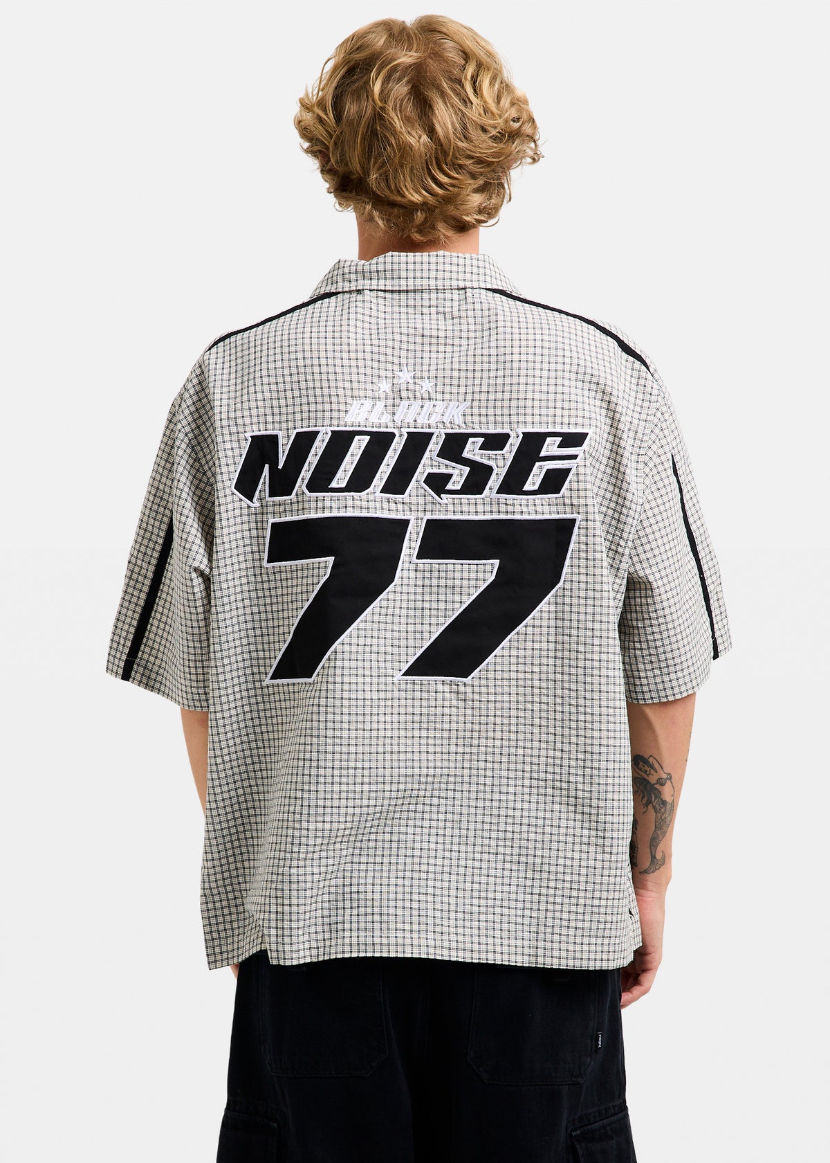 Noise Short Sleeve Shirt WHITE
