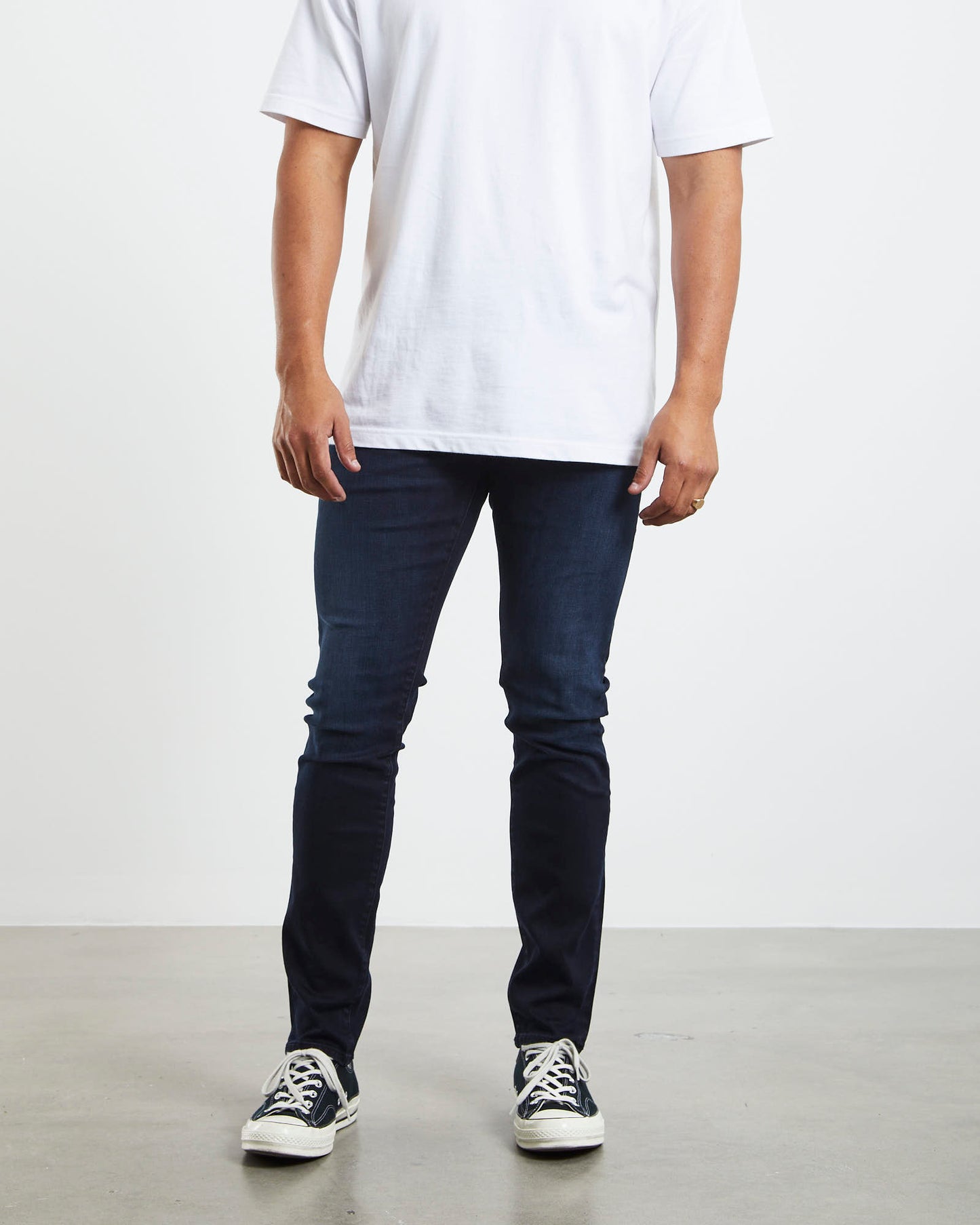 Iggy Skinny Denim Jeans Polar Dark