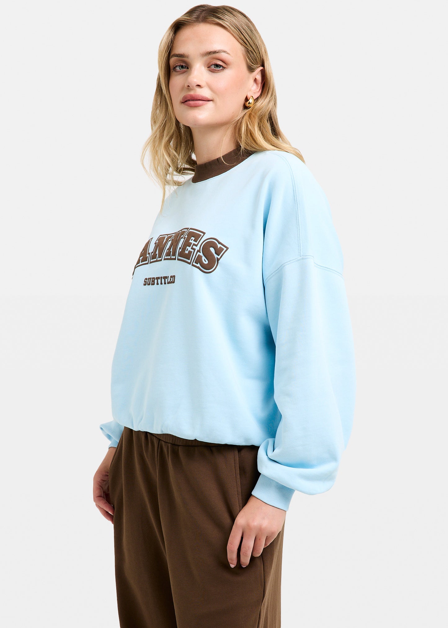 Cannes Contrast Crew Neck Jumper